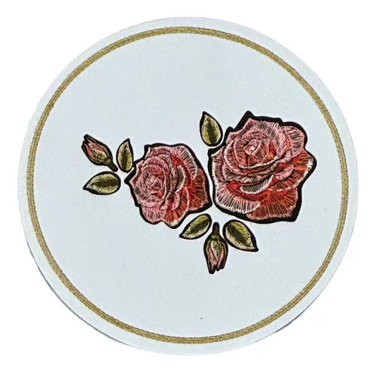 皮革裝飾標貼 - 刺繡效果