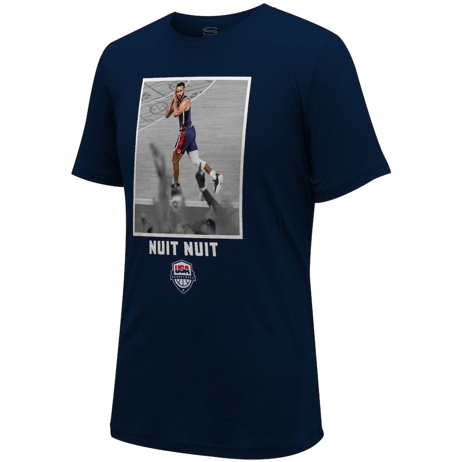 NBA短袖 Stephen Curry USA 美國隊 巴黎奧運 晚安短袖 Nuit Nuit Stadium Essentials Tee 棉質 短袖 全新