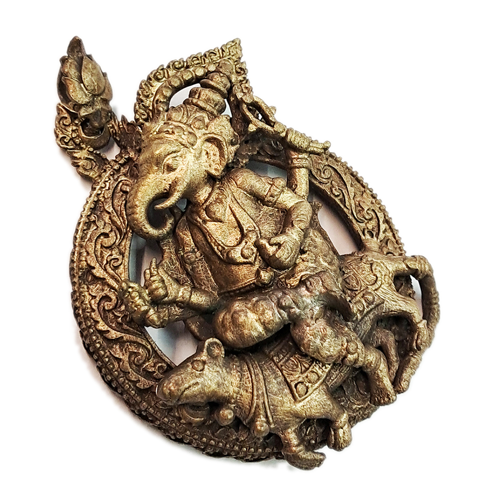 象鼻財神{紅銅} 墜飾【十方】137808