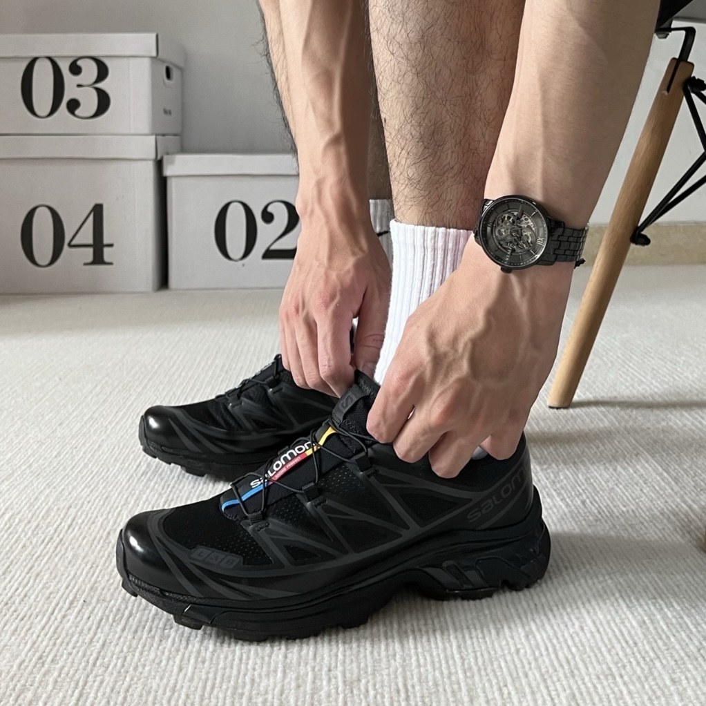 Salomon XT-6 ADV Black 幻影黑 全黑 登山鞋 跑步鞋 運動鞋