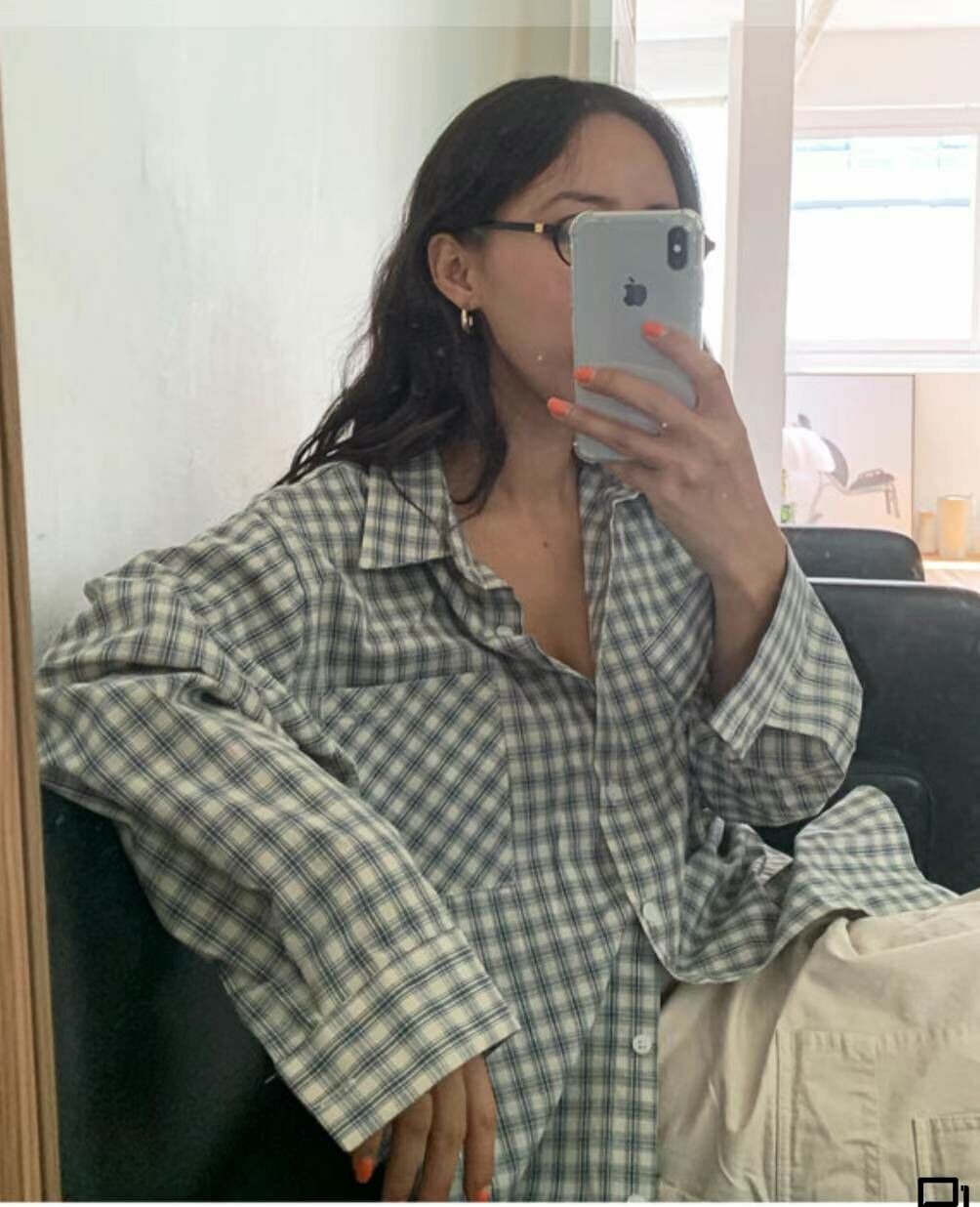 現貨┃韓國選品 格紋襯衫