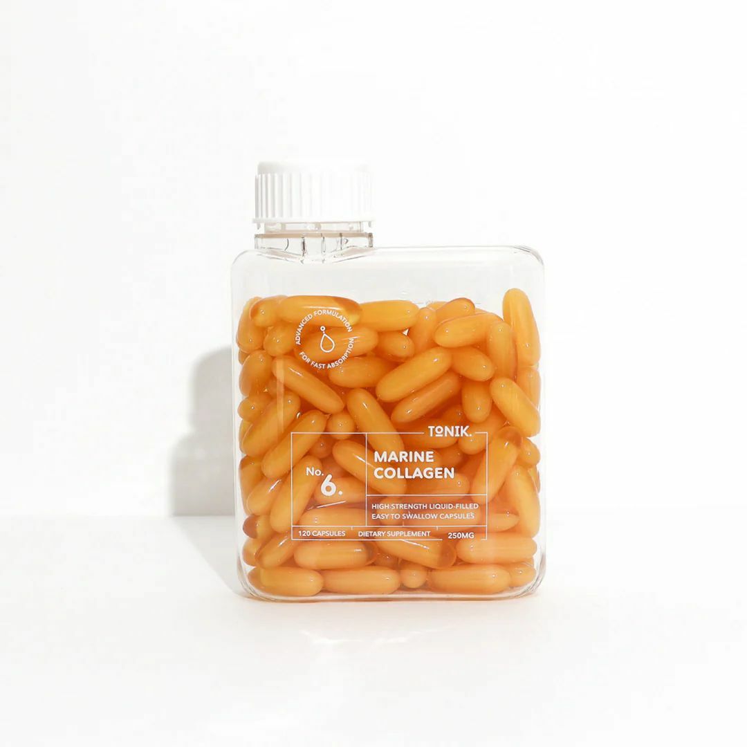 **Tonik【皮膚重回彈力緊緻】海洋膠原蛋白膠囊 (120粒) Marine Collagen Capsules