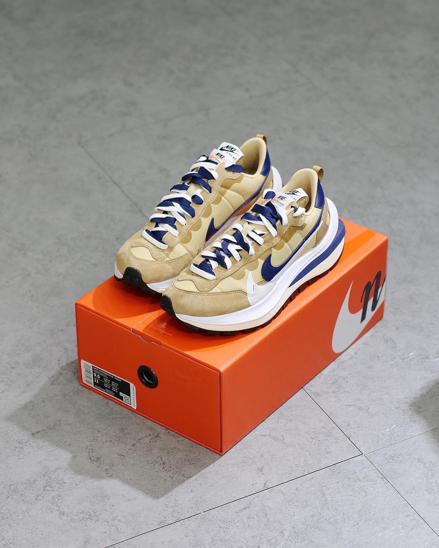 Nike x Sacai VaporWaffle Sesame Blue DD1875-200