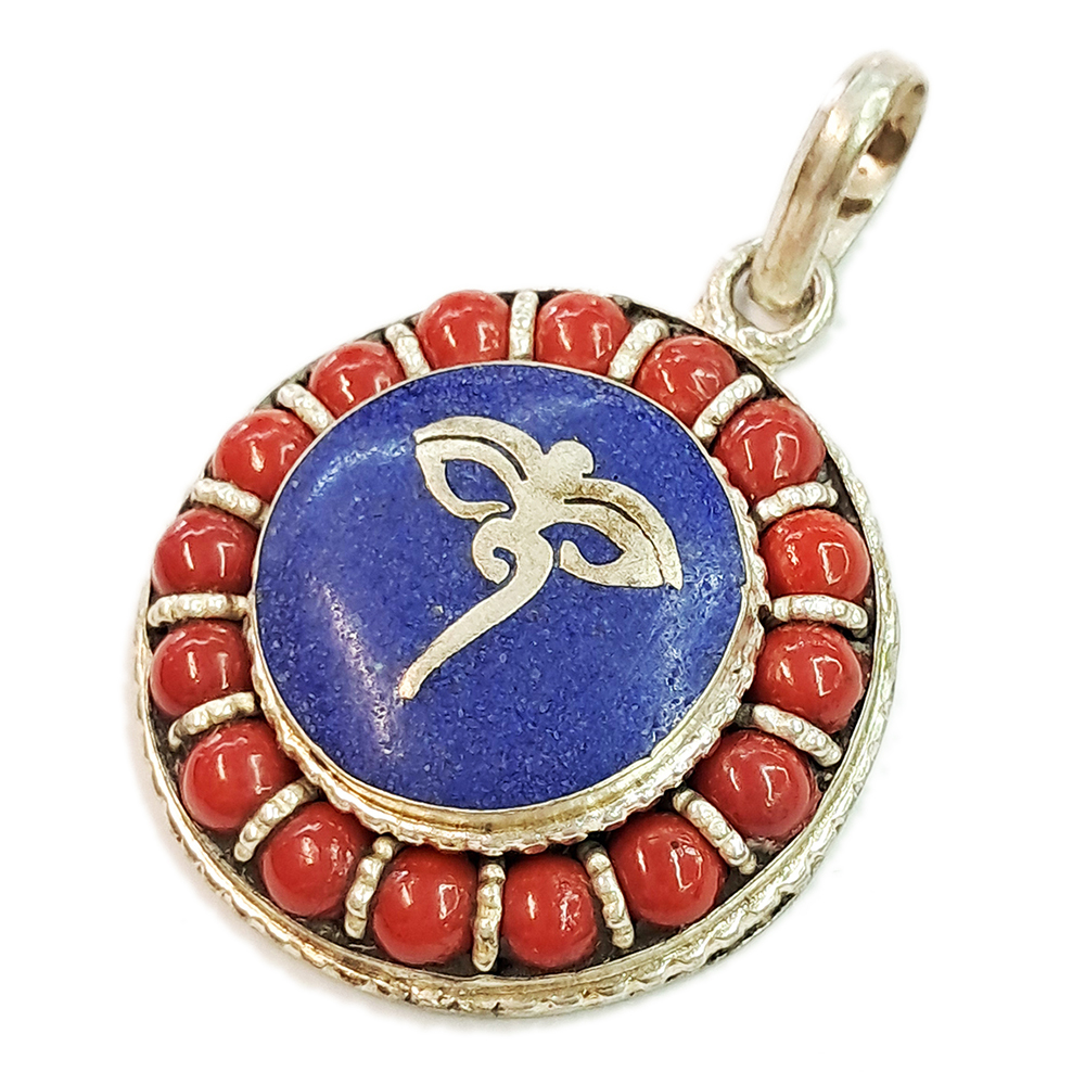 佛眼藏式寶石項鍊3.2*1公分【十方】142158