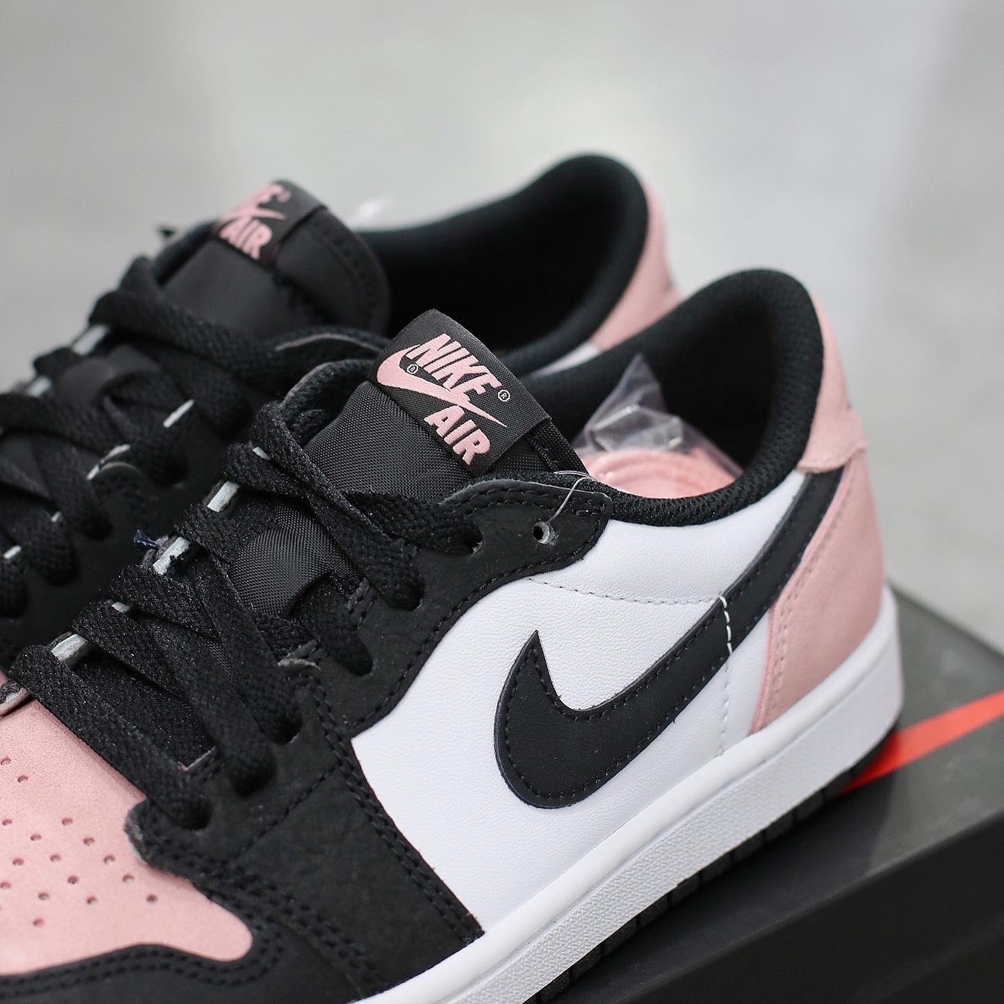 Nike Air Jordan 1 Low OG Bleached Coral 黑粉 CZ0790-061  CZ0858-061