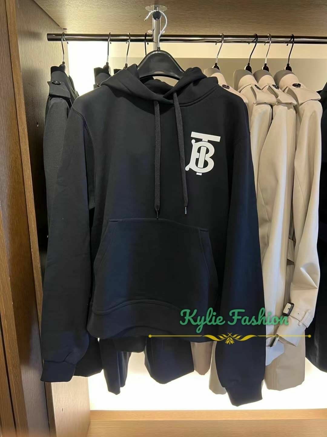BBR 經典 TB 字母logo 黑色 有帽Hoodie