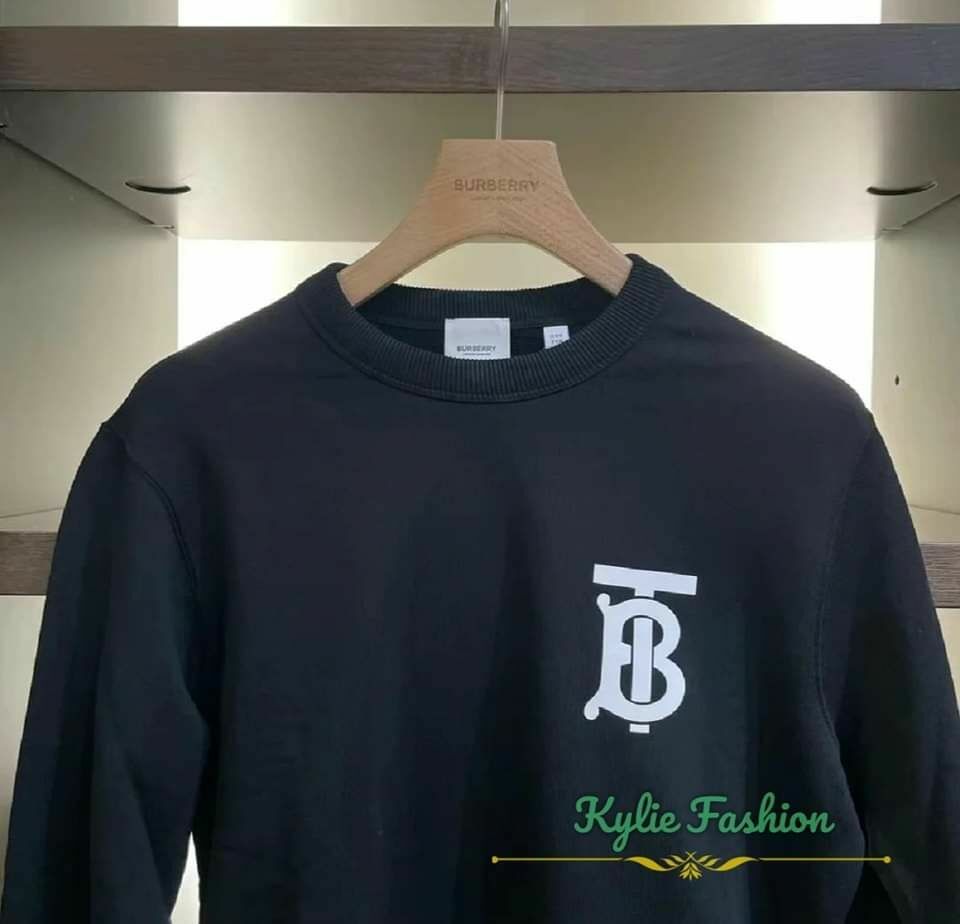 BBR 經典 TB 字母logo 黑色 圓領衞衣