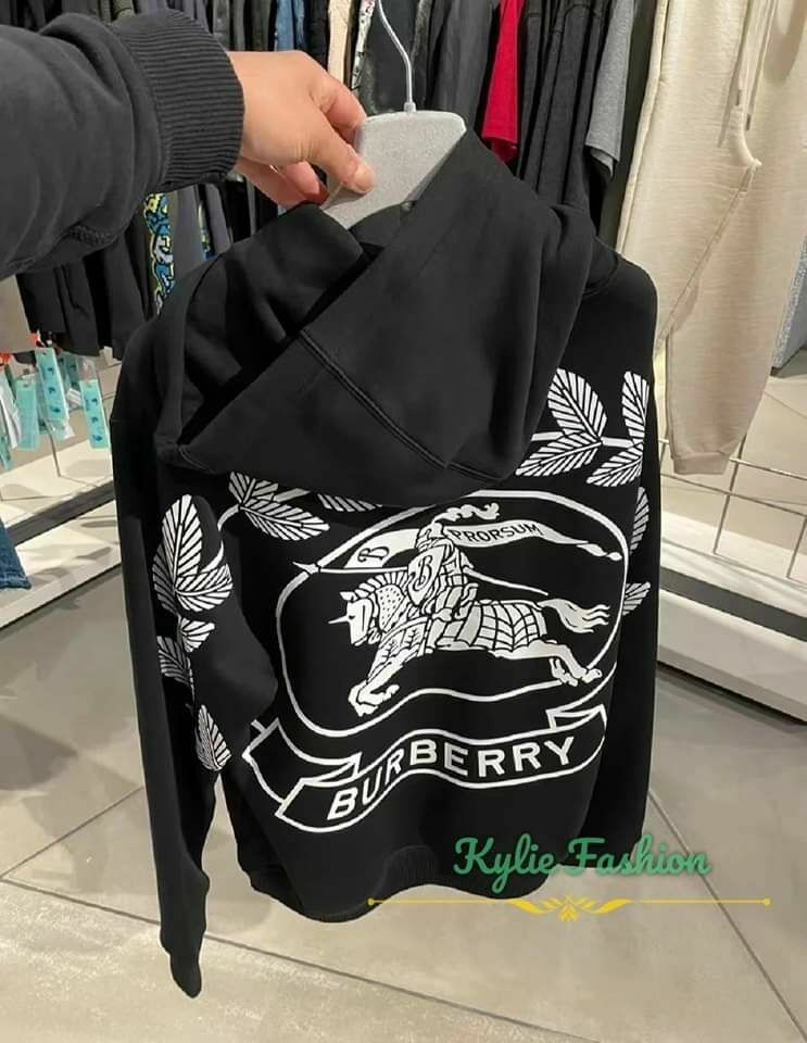 BBR 背後戰馬 黑色 有帽Hoodie