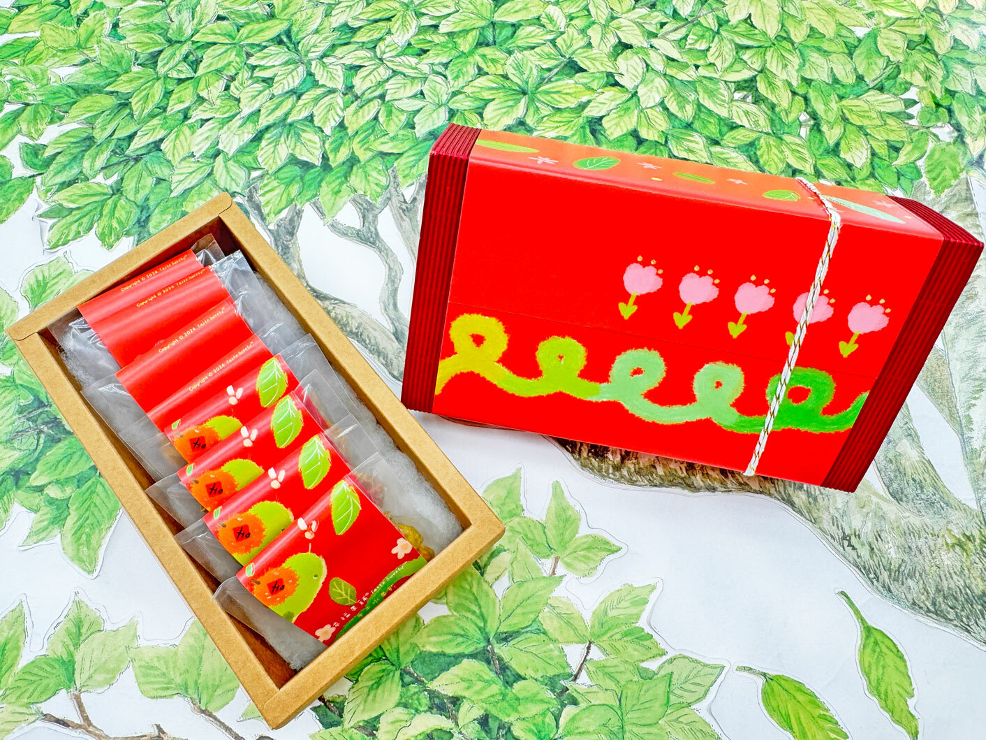 幸福果舖 Taste Sweety - 春蛇報喜水果乾小禮盒,果乾禮盒,蛇年禮盒,春節禮盒,新年禮盒,新春禮盒