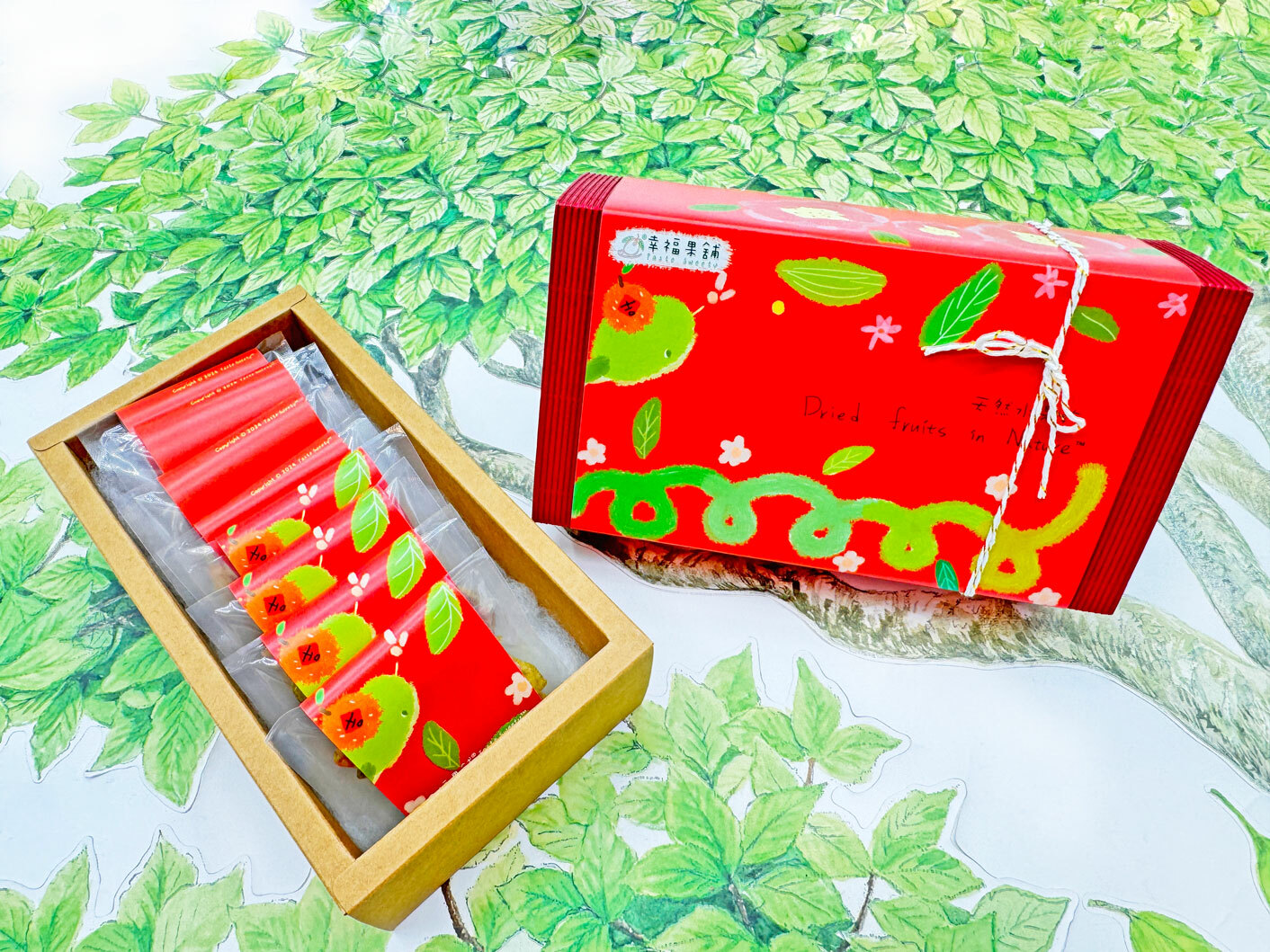 幸福果舖 Taste Sweety - 春蛇報喜水果乾小禮盒,果乾禮盒,蛇年禮盒,春節禮盒,新年禮盒,新春禮盒
