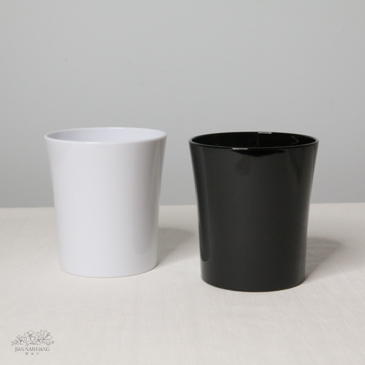 塑膠花器 圓型杯盆 2色
