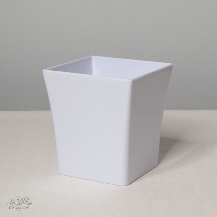 塑膠花器 1112S 方型 2色