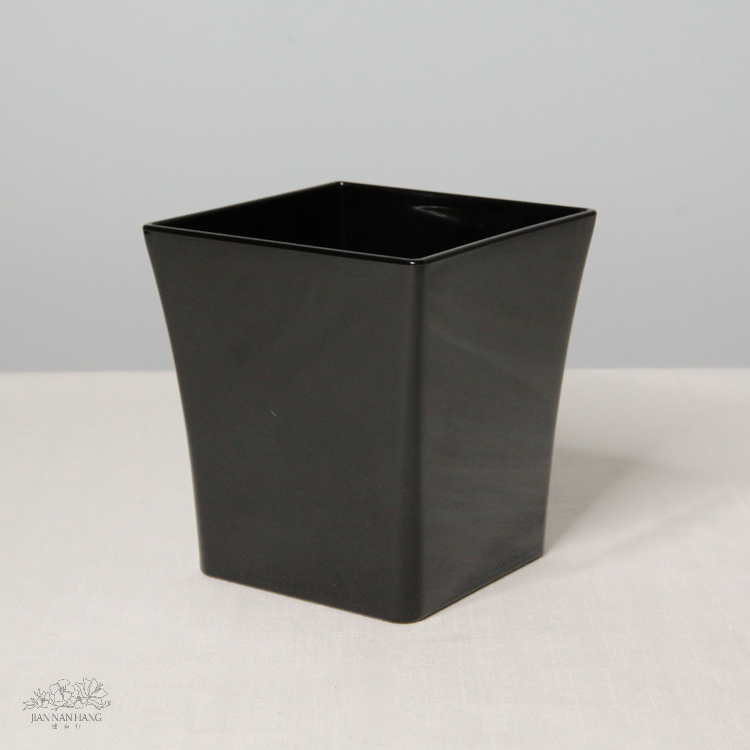 塑膠花器 1112S 方型 2色