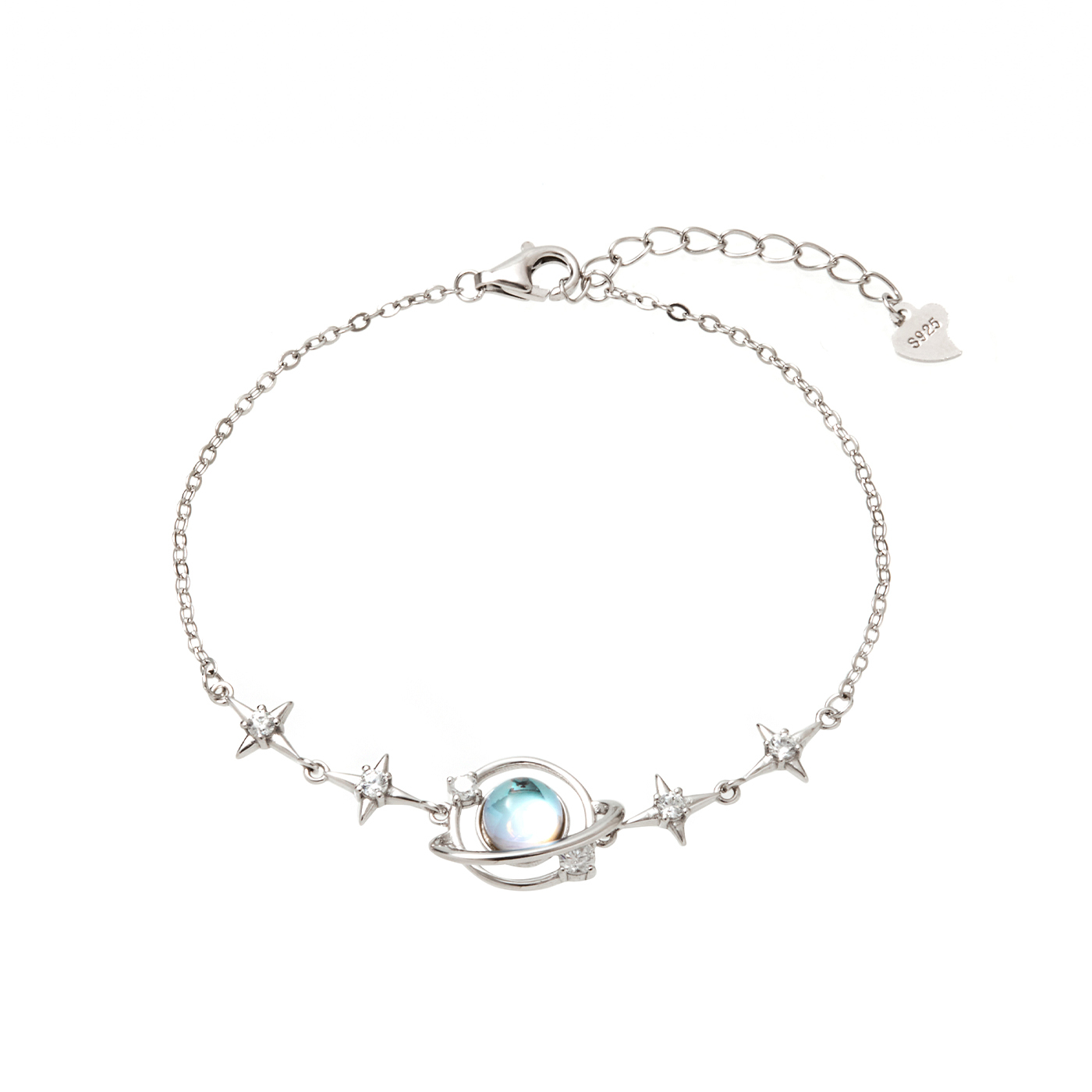 平價飾品,純銀,土星,星球,手鍊