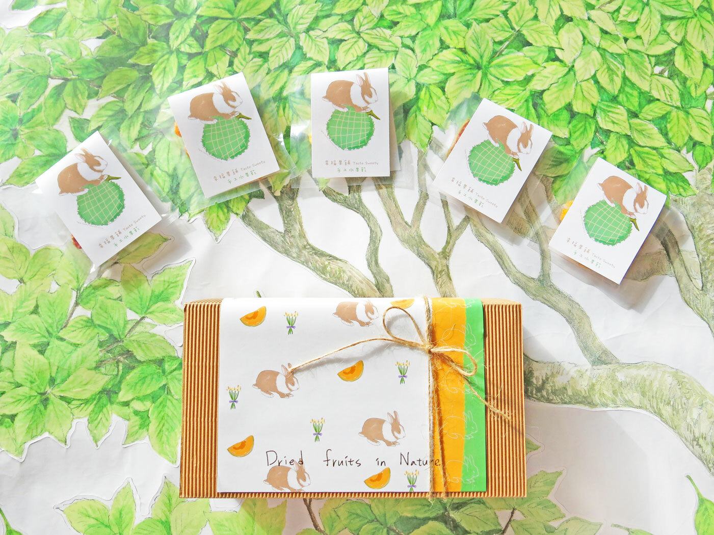 哈密兔水果乾小禮盒8入