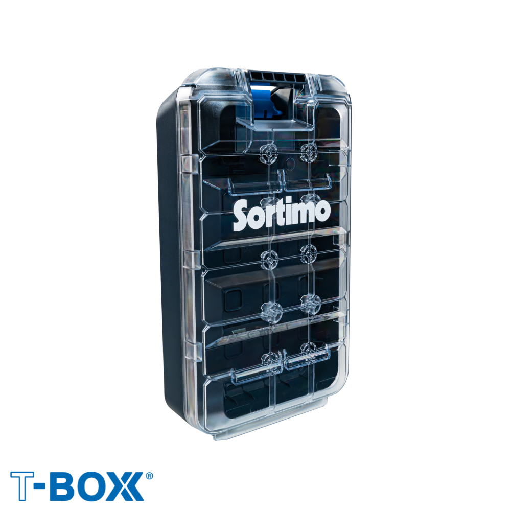 Sortimo T-BOXX 120 透明上蓋零件盒 -含分隔內盒套件(5件/13件)