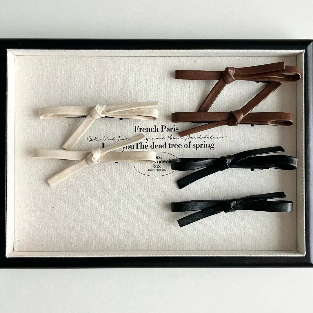 C款-蝴蝶結髮夾set  (一組有兩個)