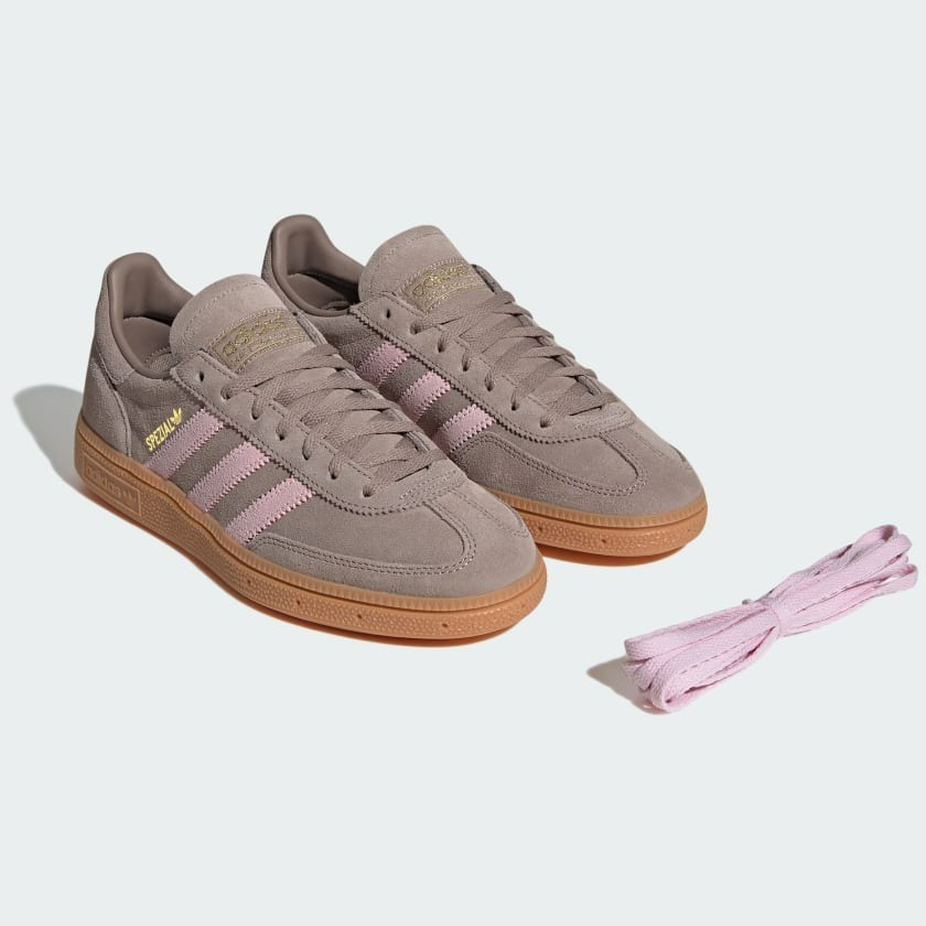 預購┃adidas HANDBALL SPEZIAL W 麂皮 粉色 灰棕