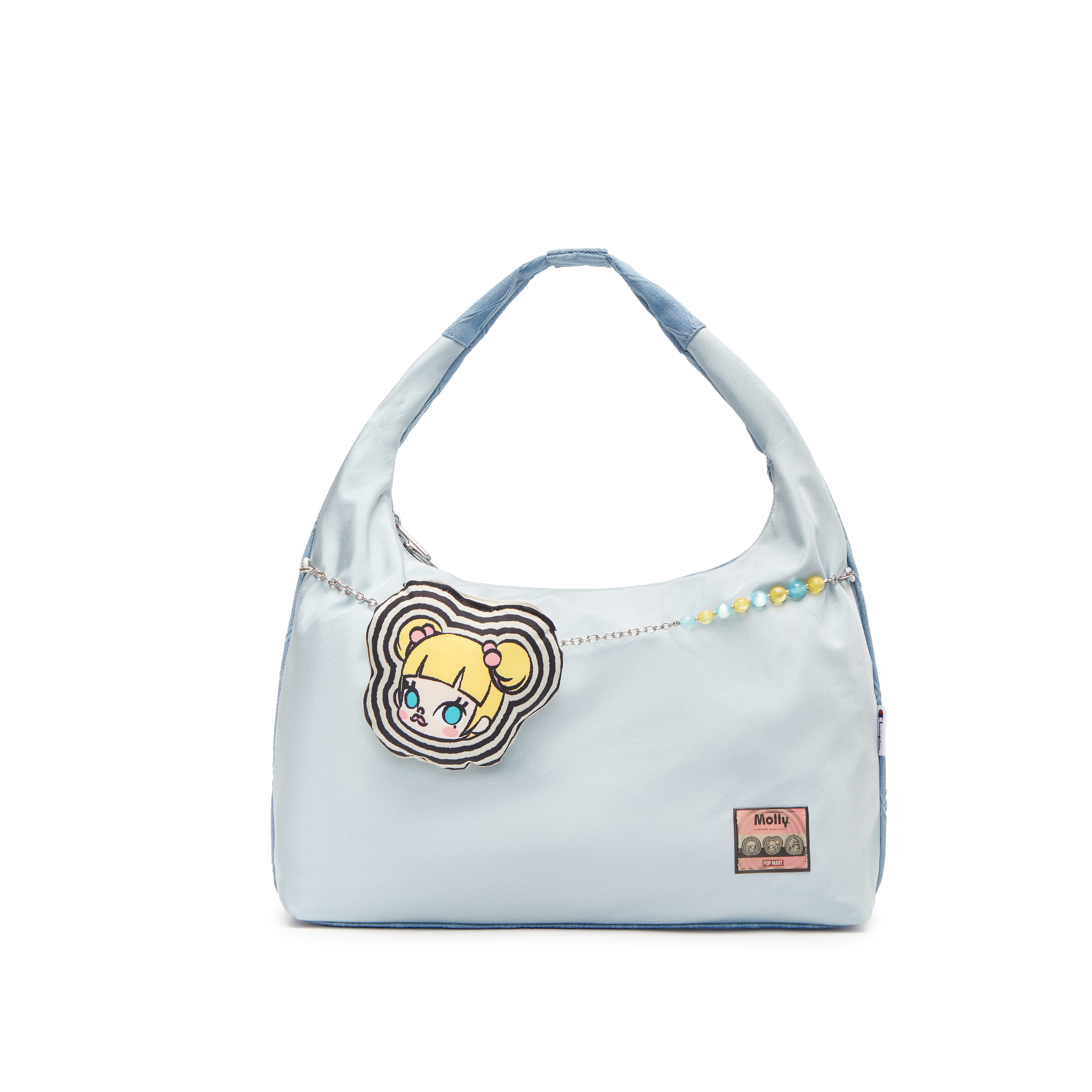 中性-Champion x POP MART MOLLY 瞬間超能力 雲朵包-淺藍色（U4DACPU70M2）