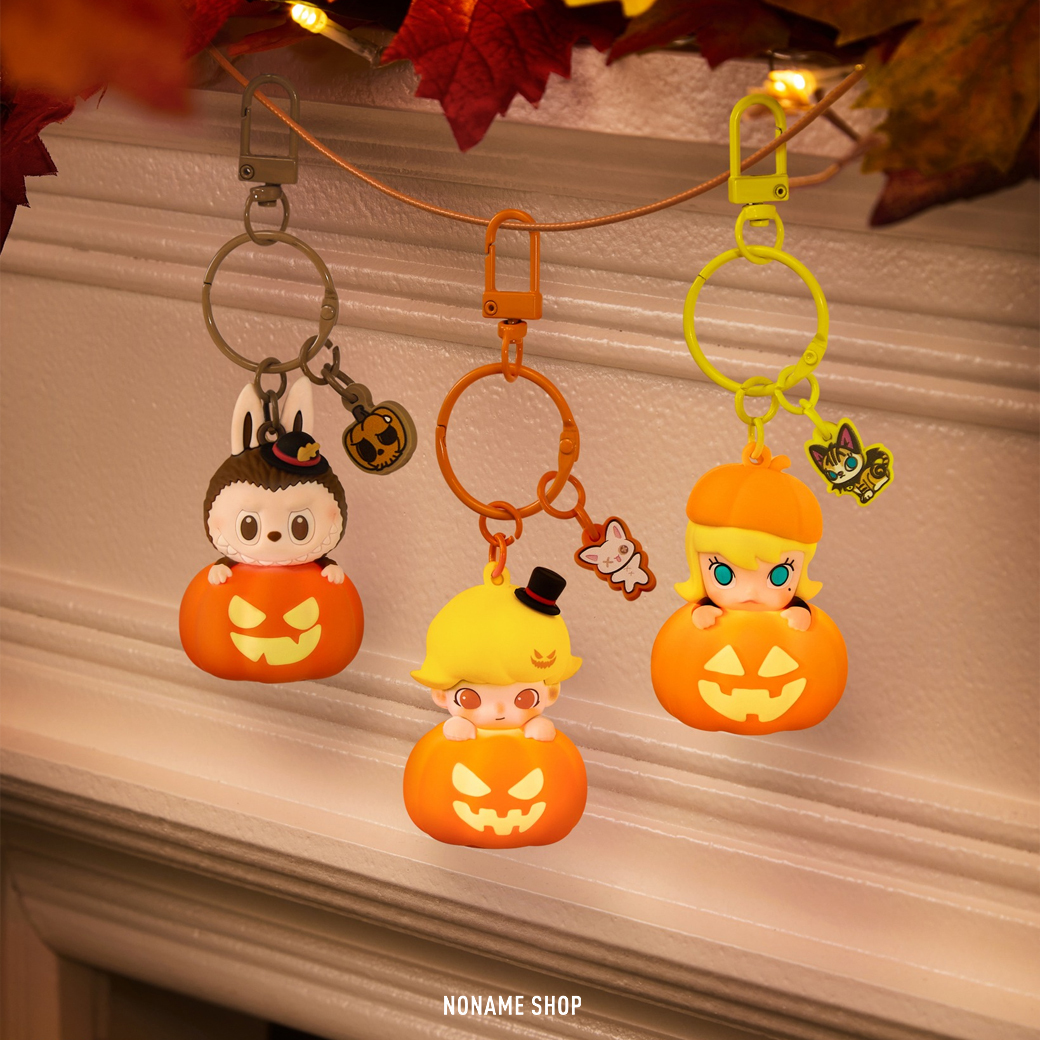 POP MART 泡泡馬特 怪怪狂歡嘉年華 南瓜 發光 掛飾 掛件 LABUBU DIMOO MOLLY 三款