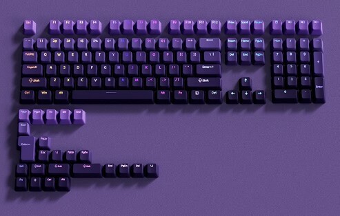 OEM高度-紫氣東來側刻 KEY CAPS (不包含鍵盤!!!)