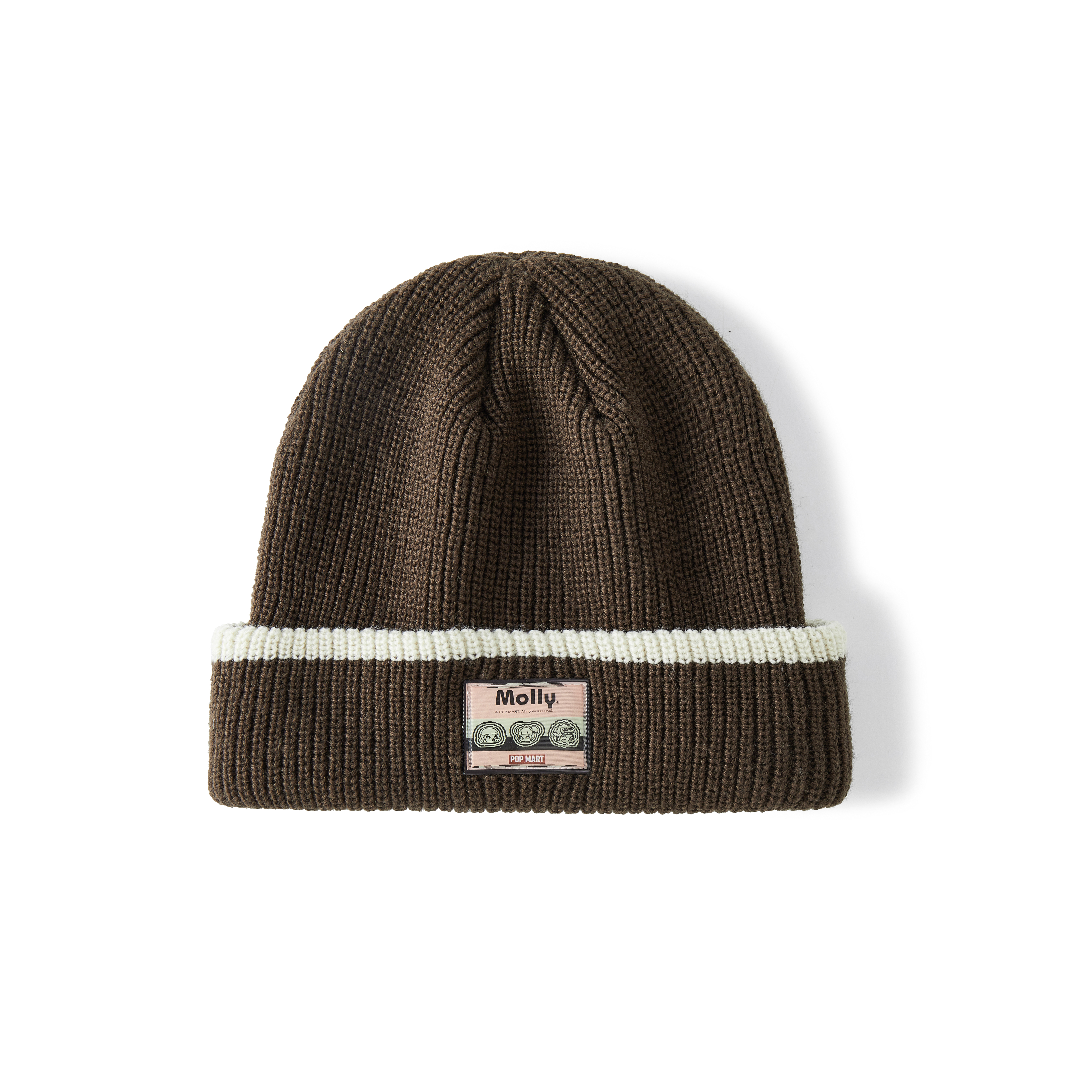 Champion x POP MART MOLLY 瞬間超能力 針織毛帽-咖啡（U4DACCU70S3）