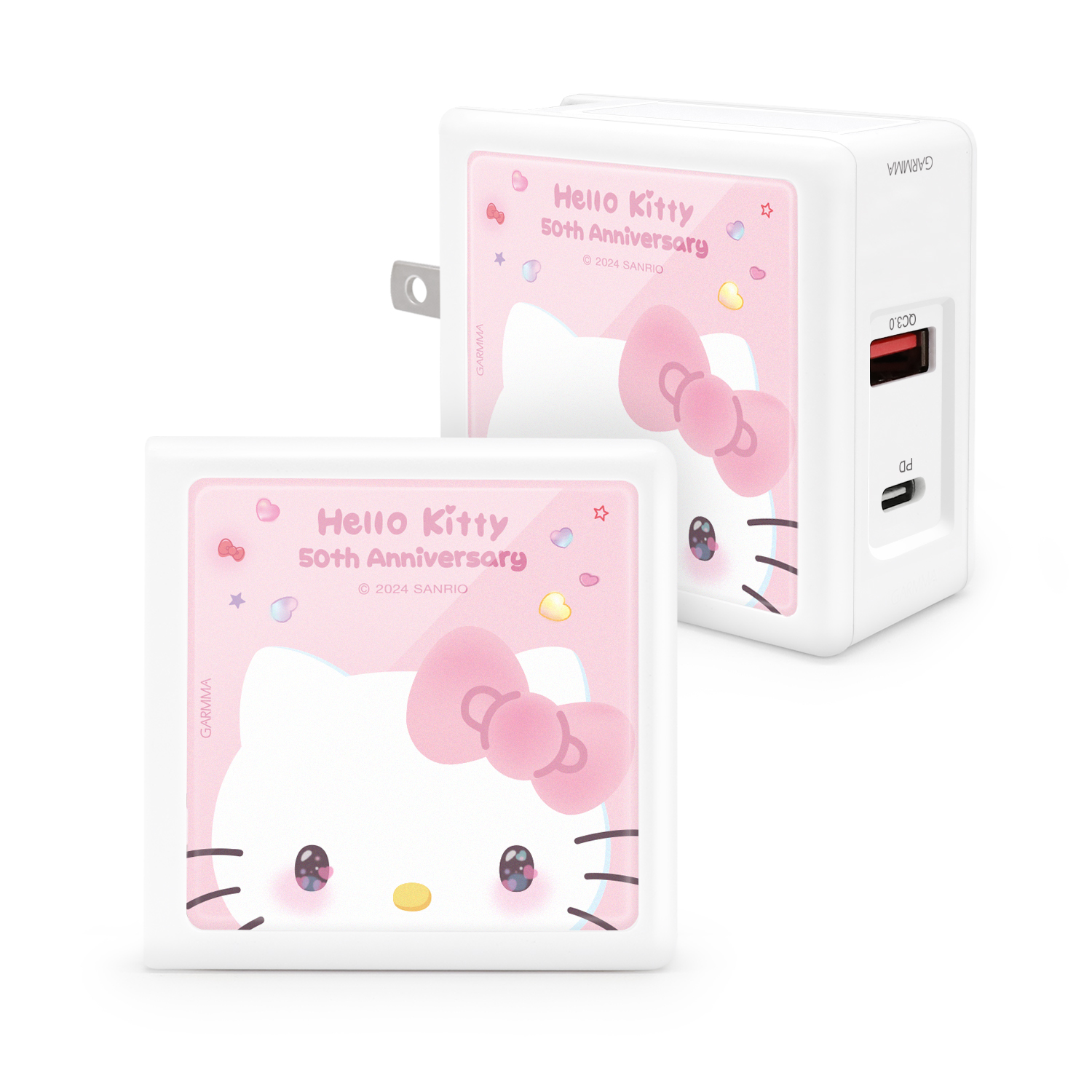 Hello Kitty 氮化鎵GaN 65W - 快充電源充電器 鑽石糖