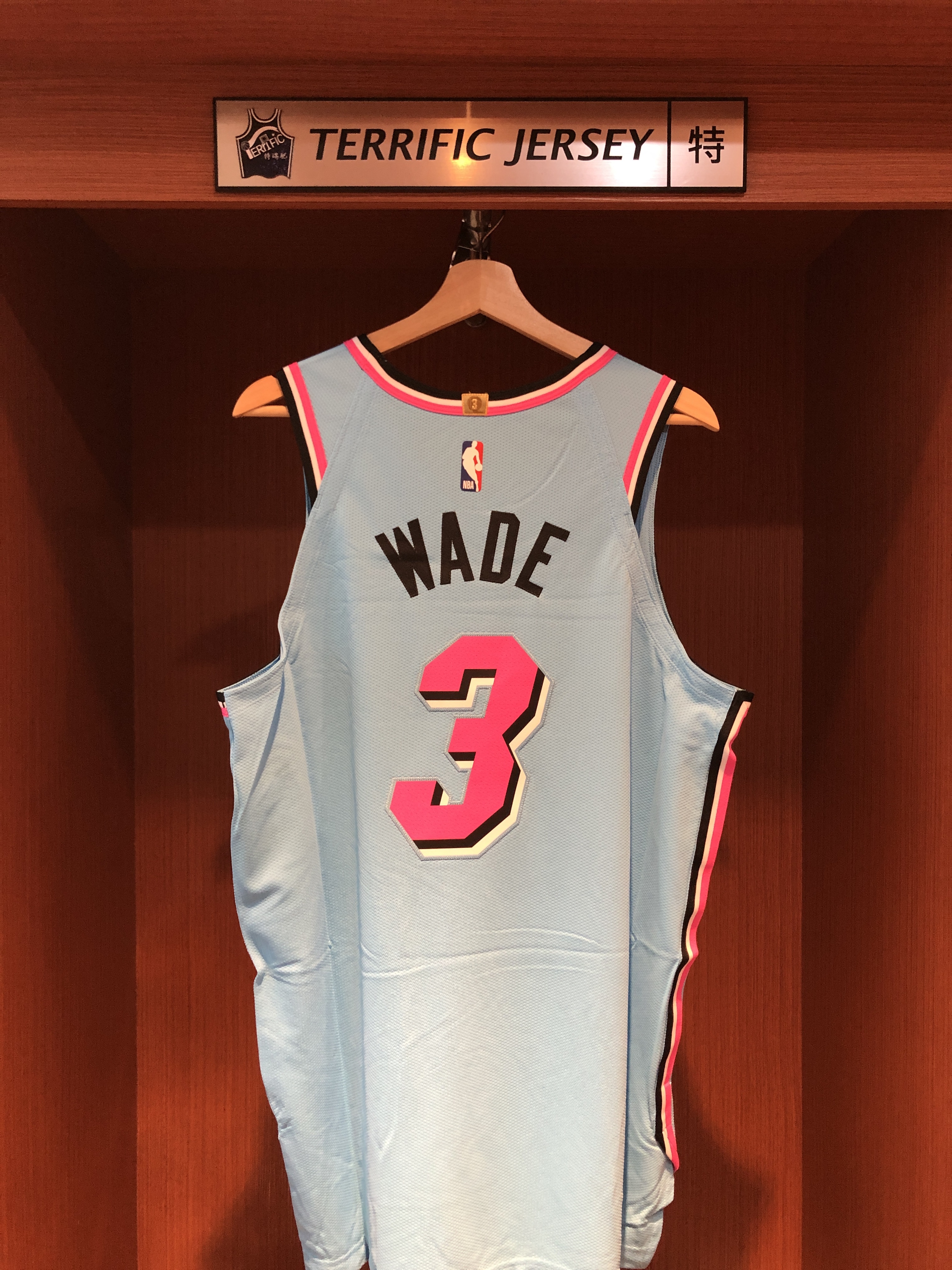 NBA球衣 Dwyane Wade 邁阿密熱火城市 藍南灣 City Nike Authentic 球員版 電繡 全新