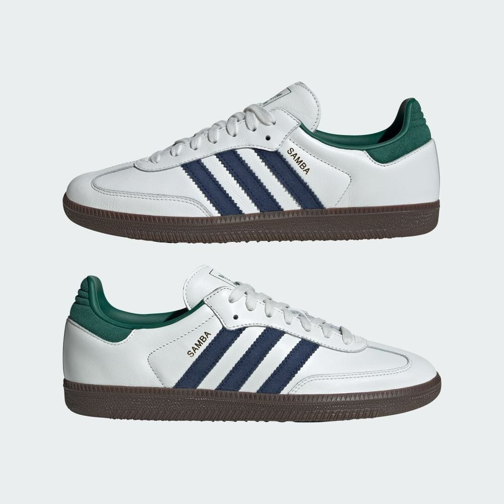 預購┃adidas SAMBA OG 皮革 深藍 白藍