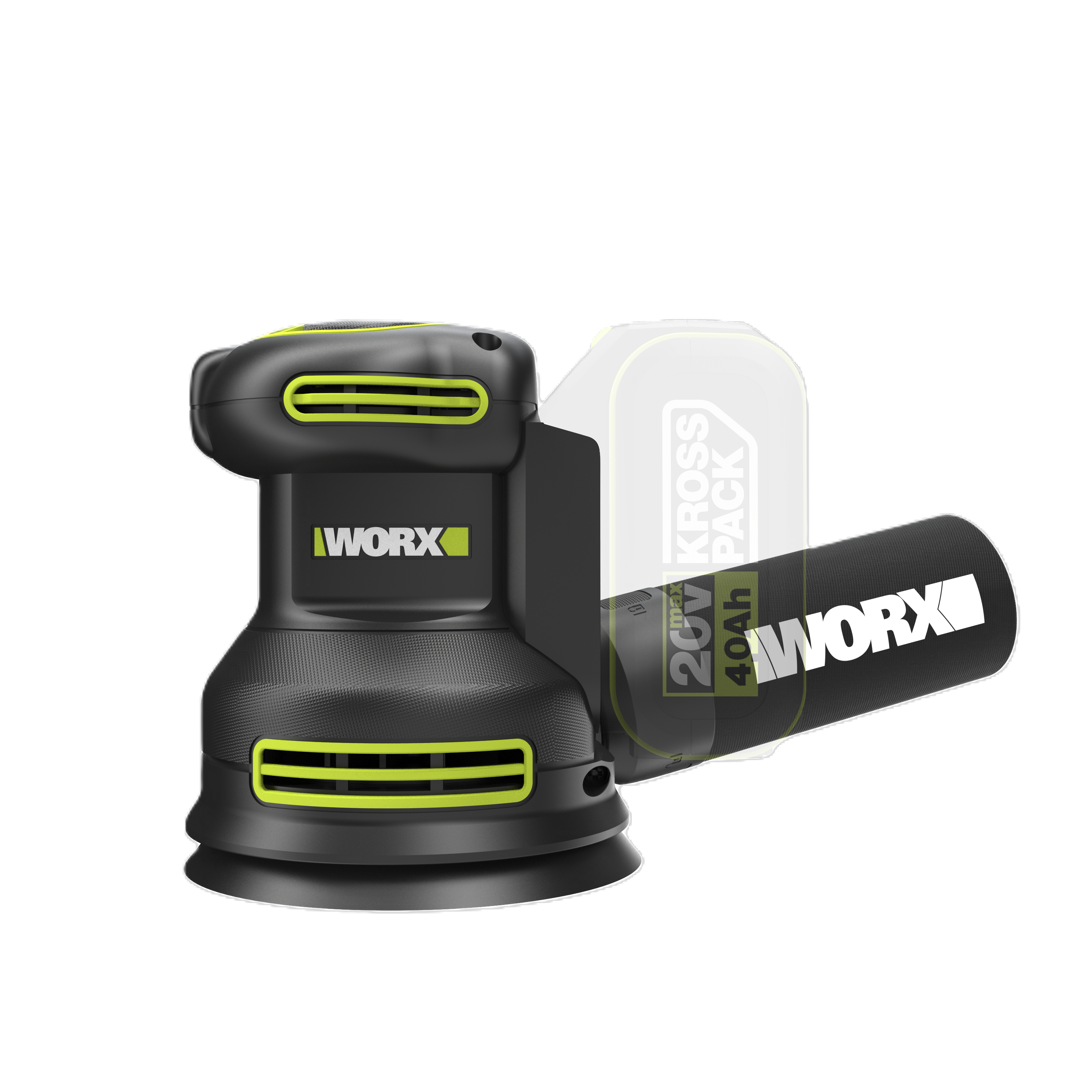 WORX WU657.9 20V無刷 125mm 圓沙機 (淨機)