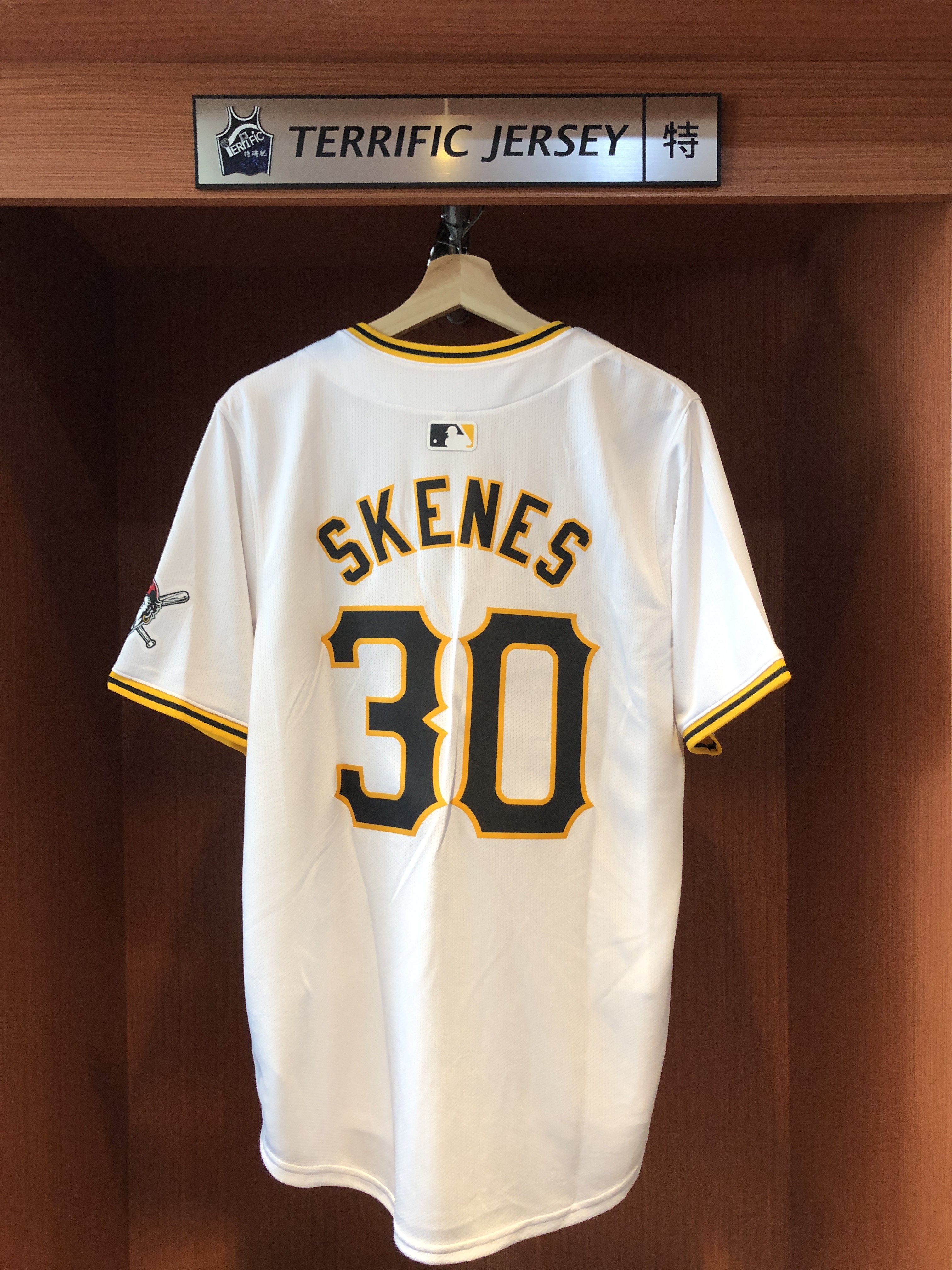 MLB球衣 Paul Skenes 匹茲堡海盜白 Nike Limited Player Name Jersey 球迷版 熱轉印 全新