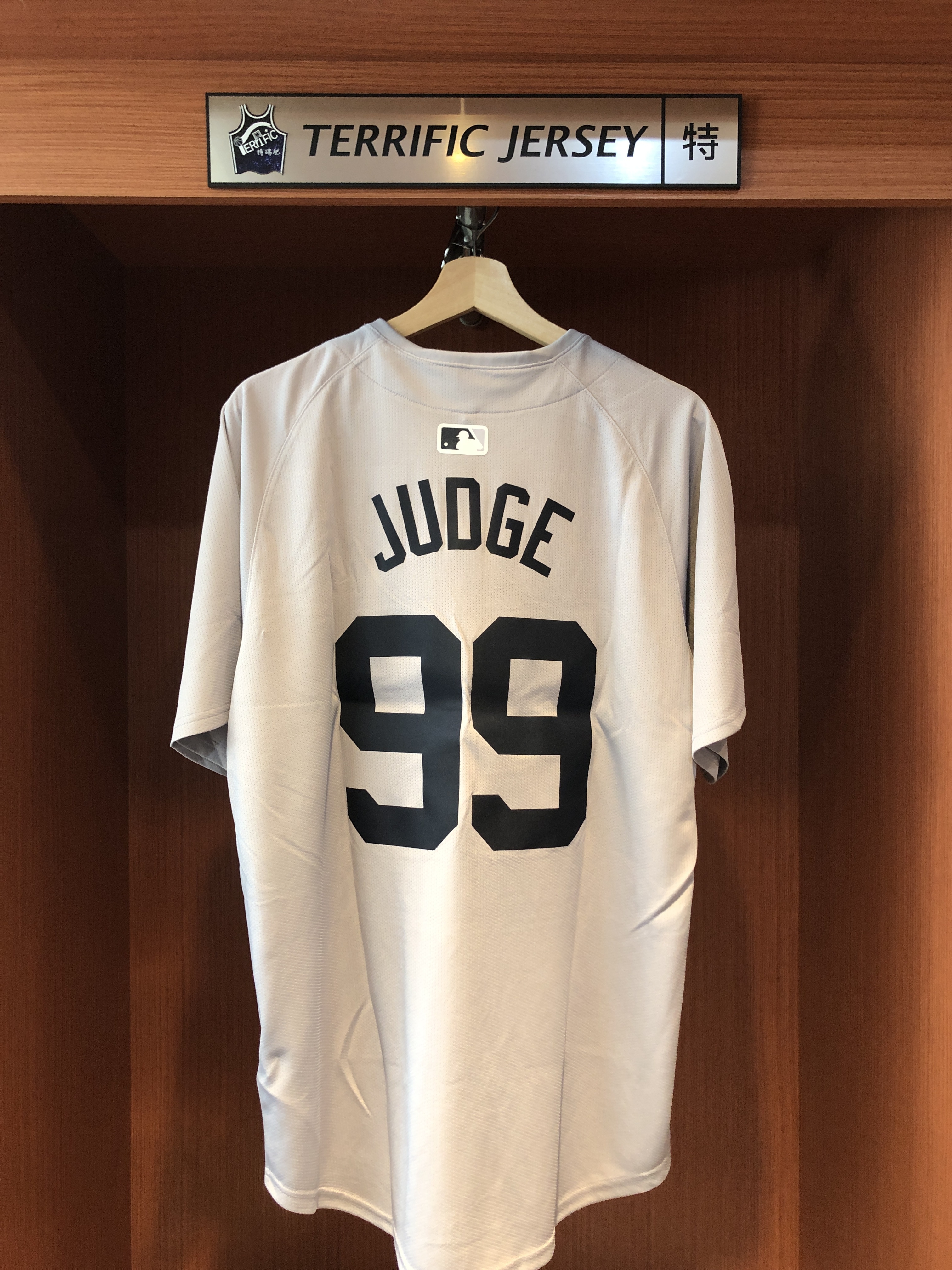 MLB球衣 Aaron Judge 紐約洋基灰銀 Nike Limited Player Name Jersey 球迷版 熱轉印 全新