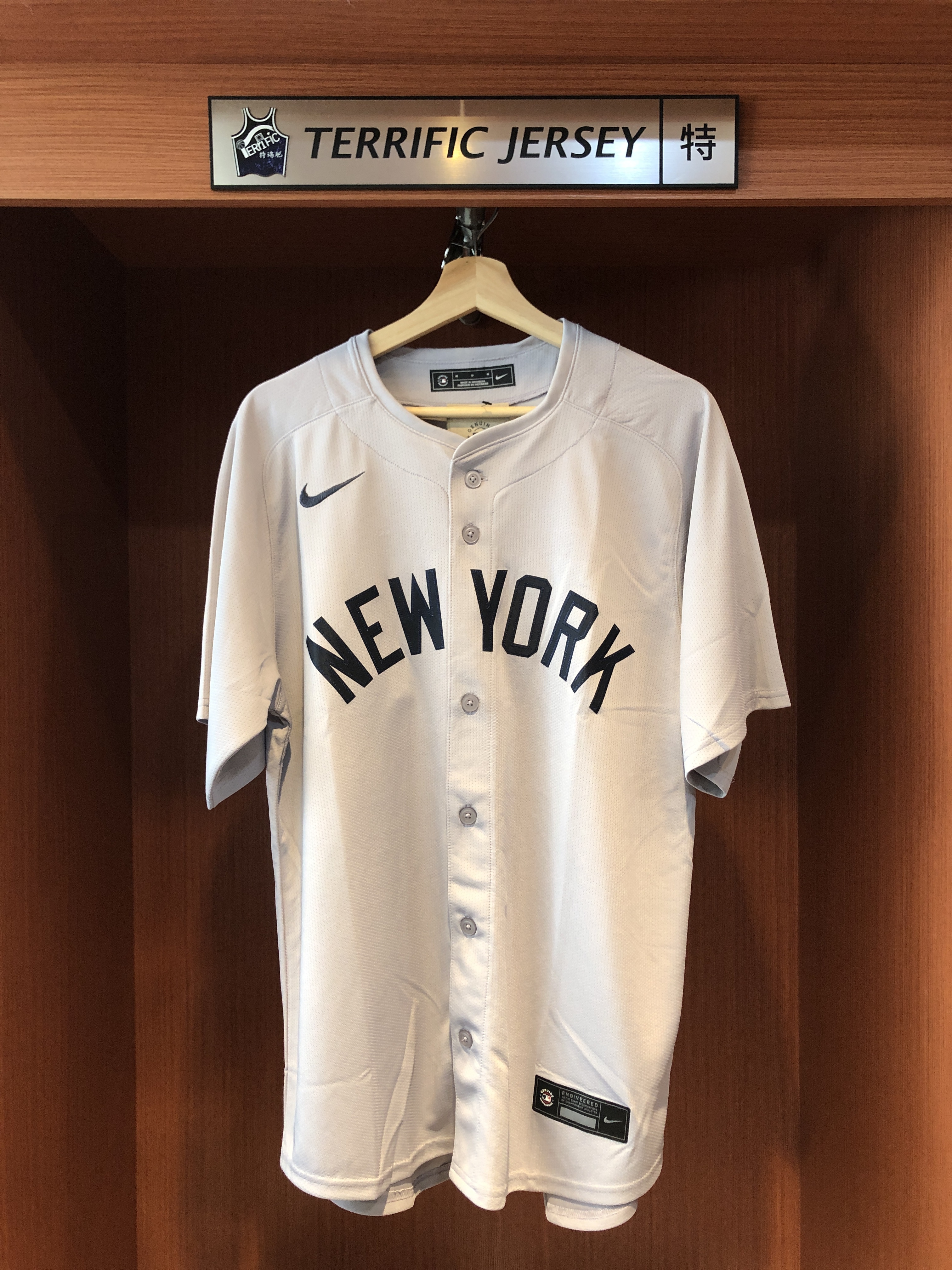 MLB球衣 Aaron Judge 紐約洋基灰銀 Nike Limited Player Name Jersey 球迷版 熱轉印 全新