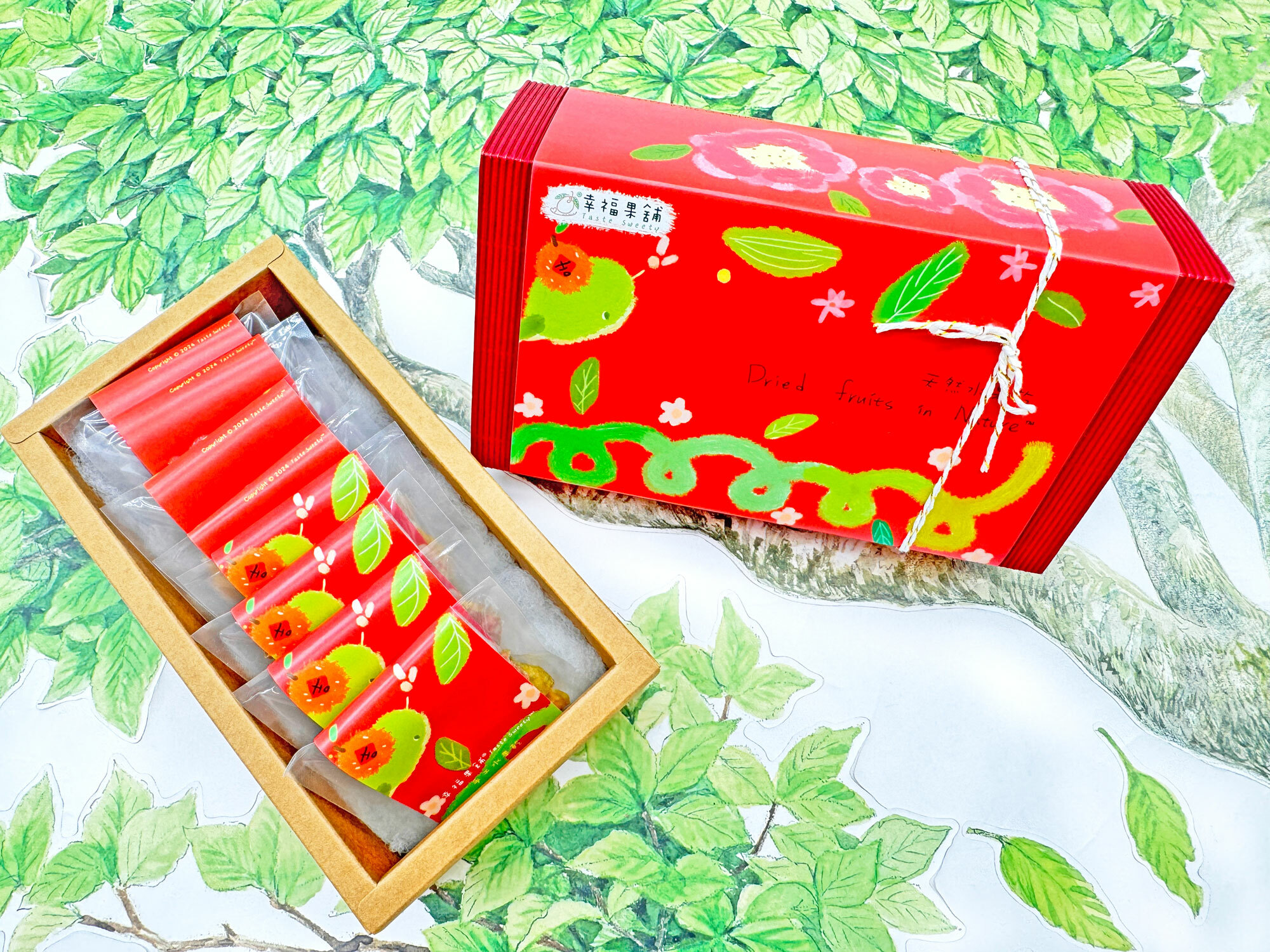 春蛇報喜新春水果乾小禮盒8入