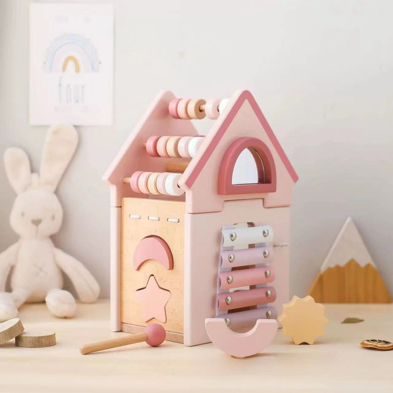 wood pank house