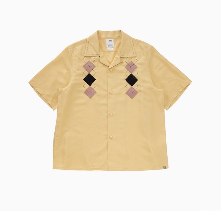 VISVIM KEESEY SHIRT S/S (SILK) - YELLOW PRE ORDER ITEM (預訂中)