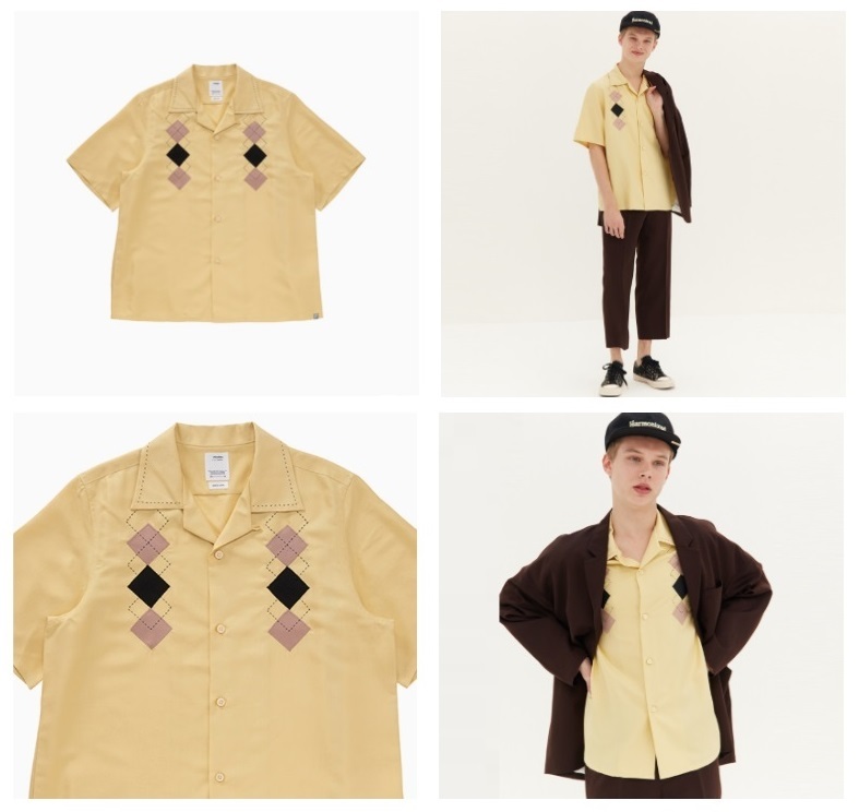 RE-STOCK: VISVIM 2024 A/W KEESEY SHIRT S/S (SILK) - YELLOW PRE ORDER ITEM (預訂中)