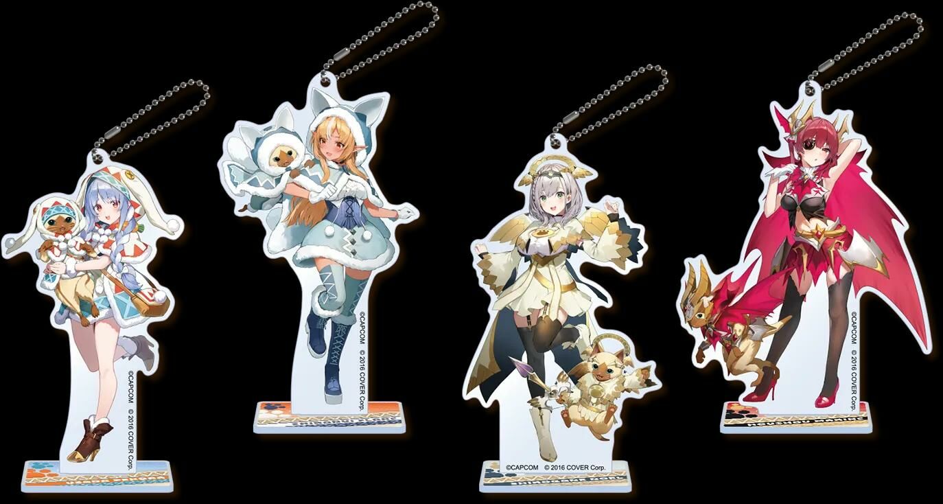 「官方代夾」Hololive 3期生 x Monster Hunter  周邊 (兎田ぺこら/ 不知火フレア/ 白銀ノエル/ 宝鐘マリン)