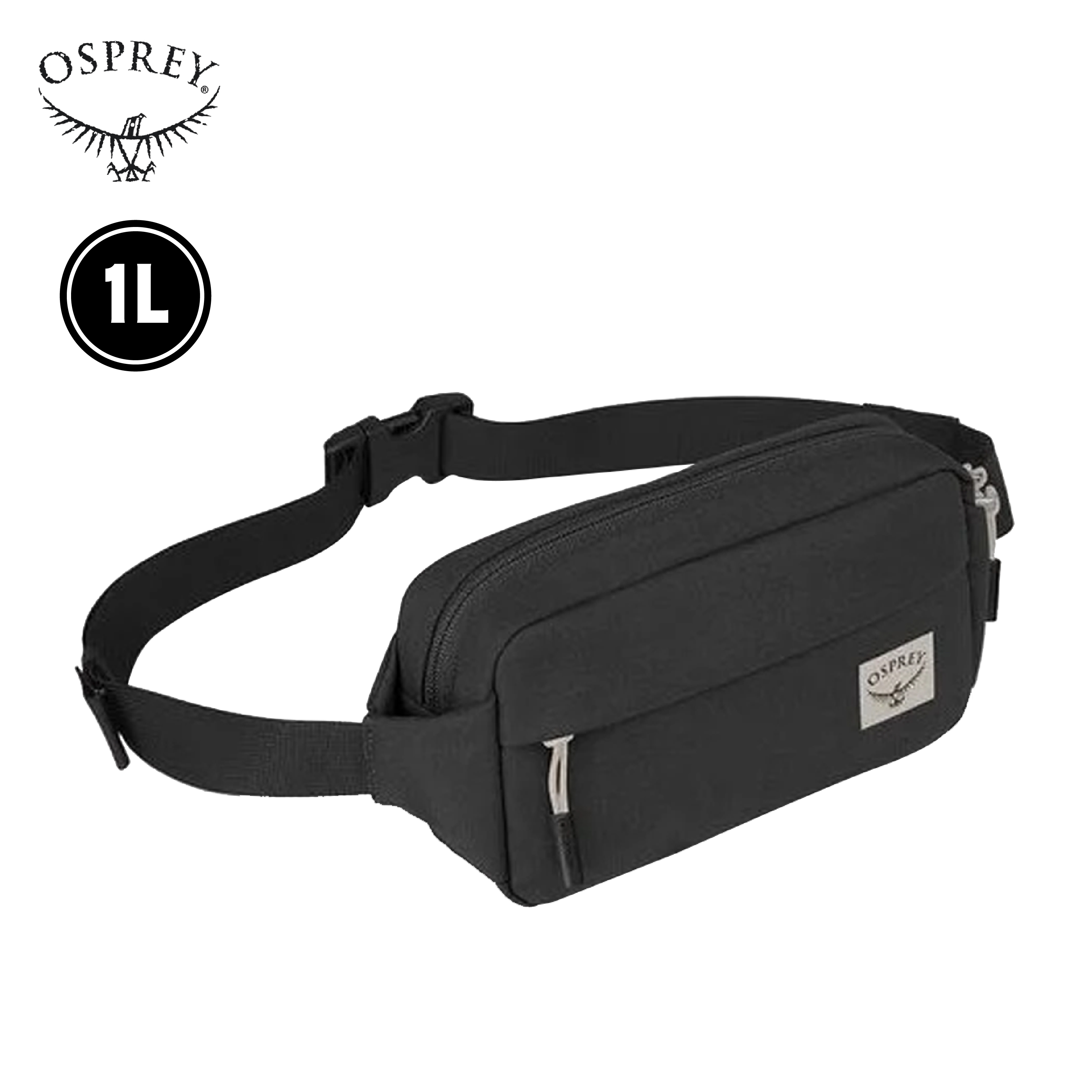 Osprey 美國 Arcane Waist 隨身輕便腰包 1L 復古黑色 70OS003303