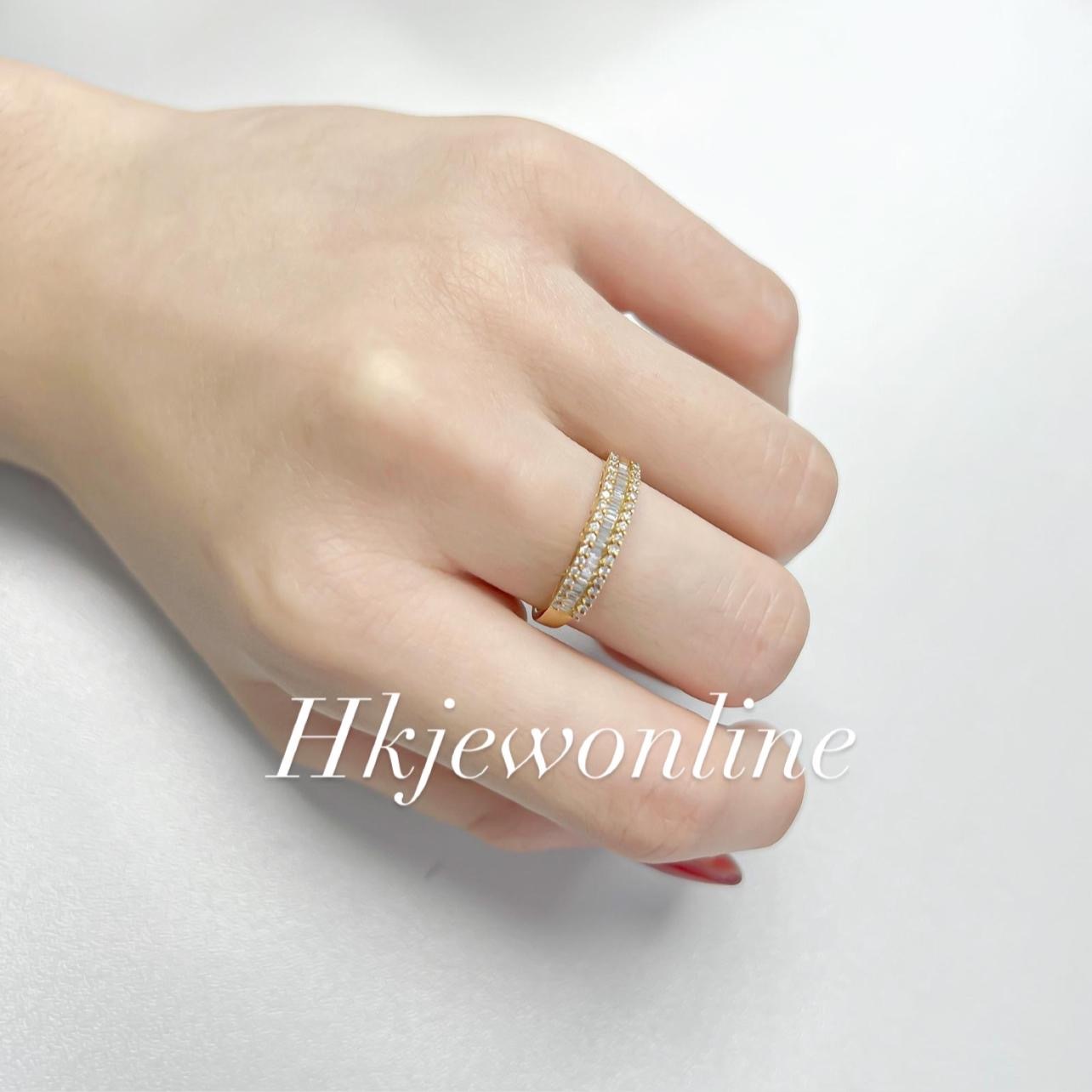 18K Yellow Gold Diamond Ring