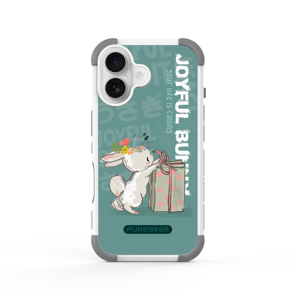 iPhone 坦克軍規防摔手機殼 / 花花兔 (可愛兔兔)