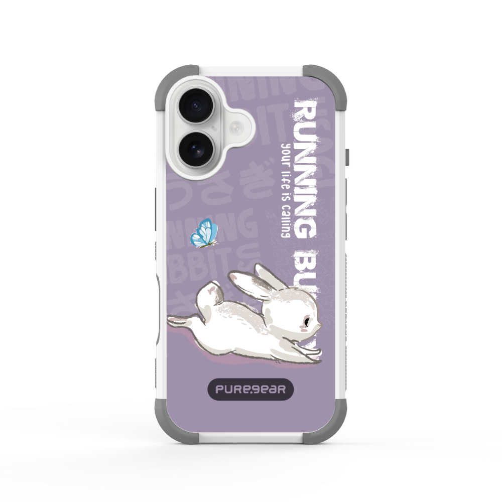 iPhone 坦克軍規防摔手機殼 / 愛跑兔 (可愛兔兔)