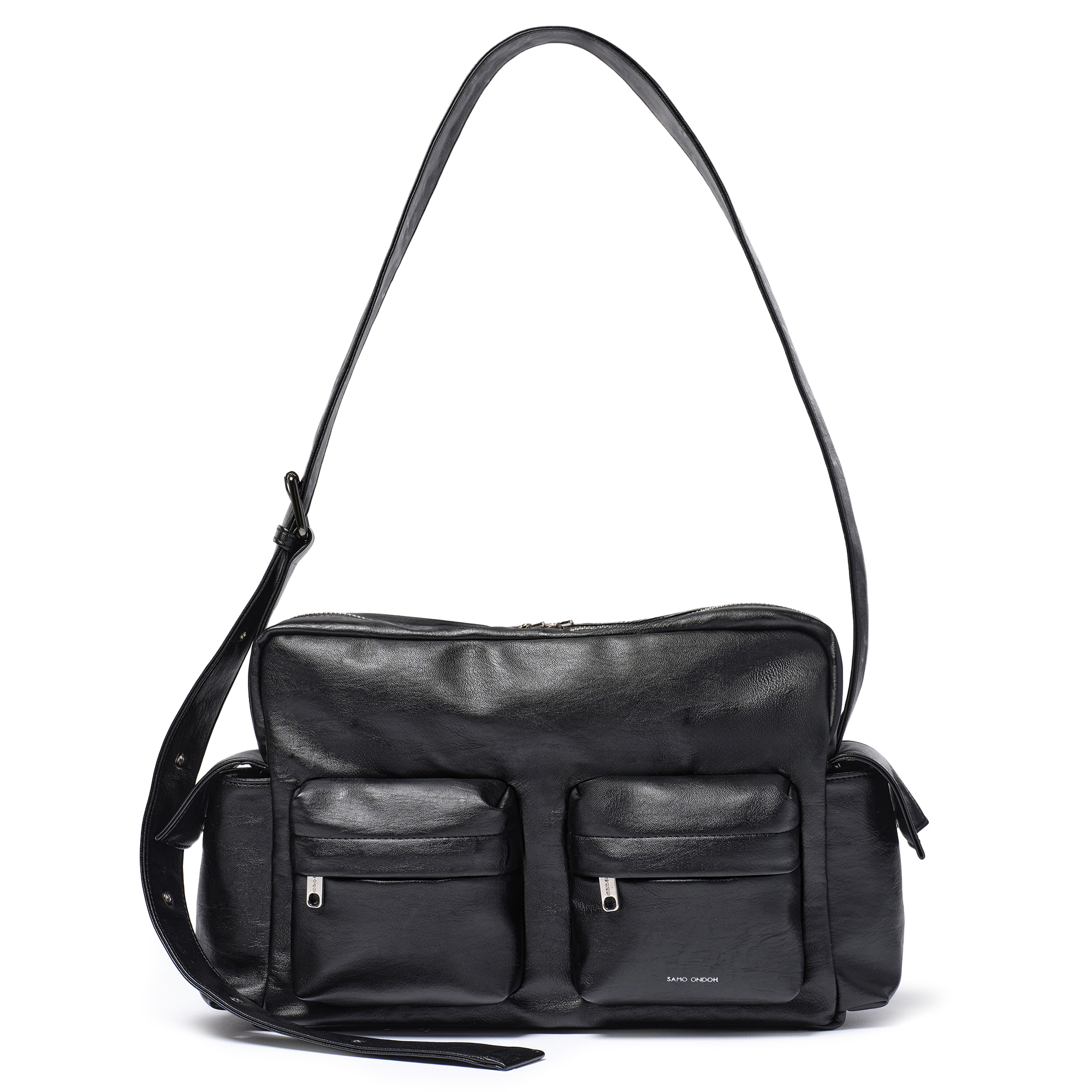 SAMO ONDOH/送料・関税込み/Pocket utility bag L nappa black SAMO ONDOH] Pocket Utility Bag S