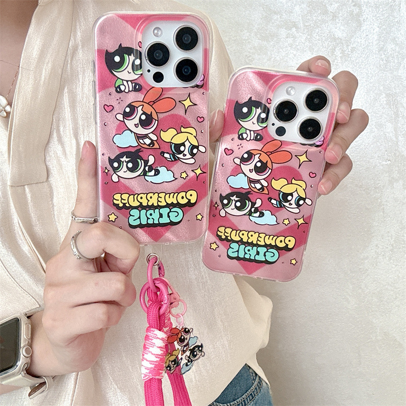 飛天小女警手機殼+掛繩