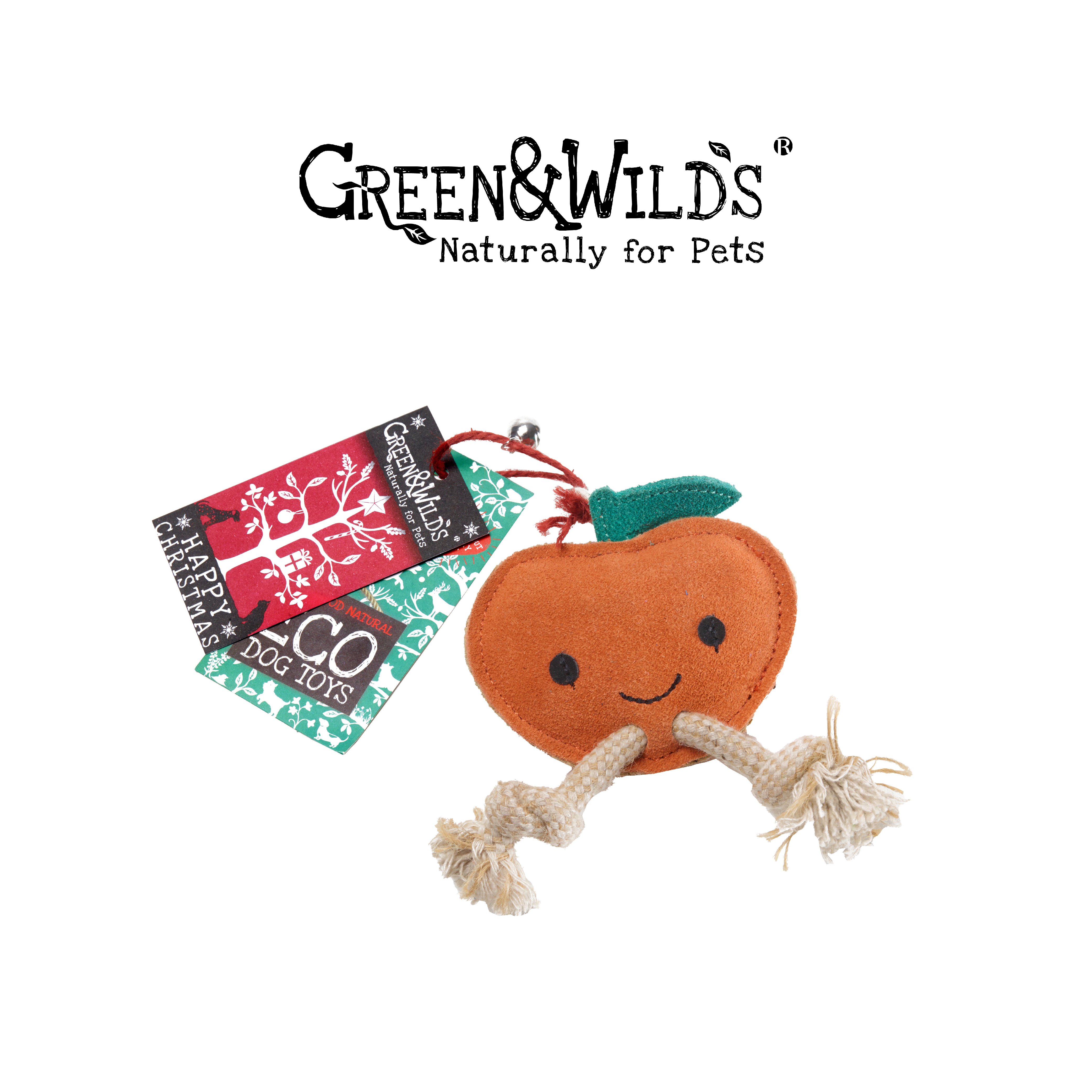 GREEN & WILDS- 天然黃麻製犬用啃咬玩具 - 小蜜柑