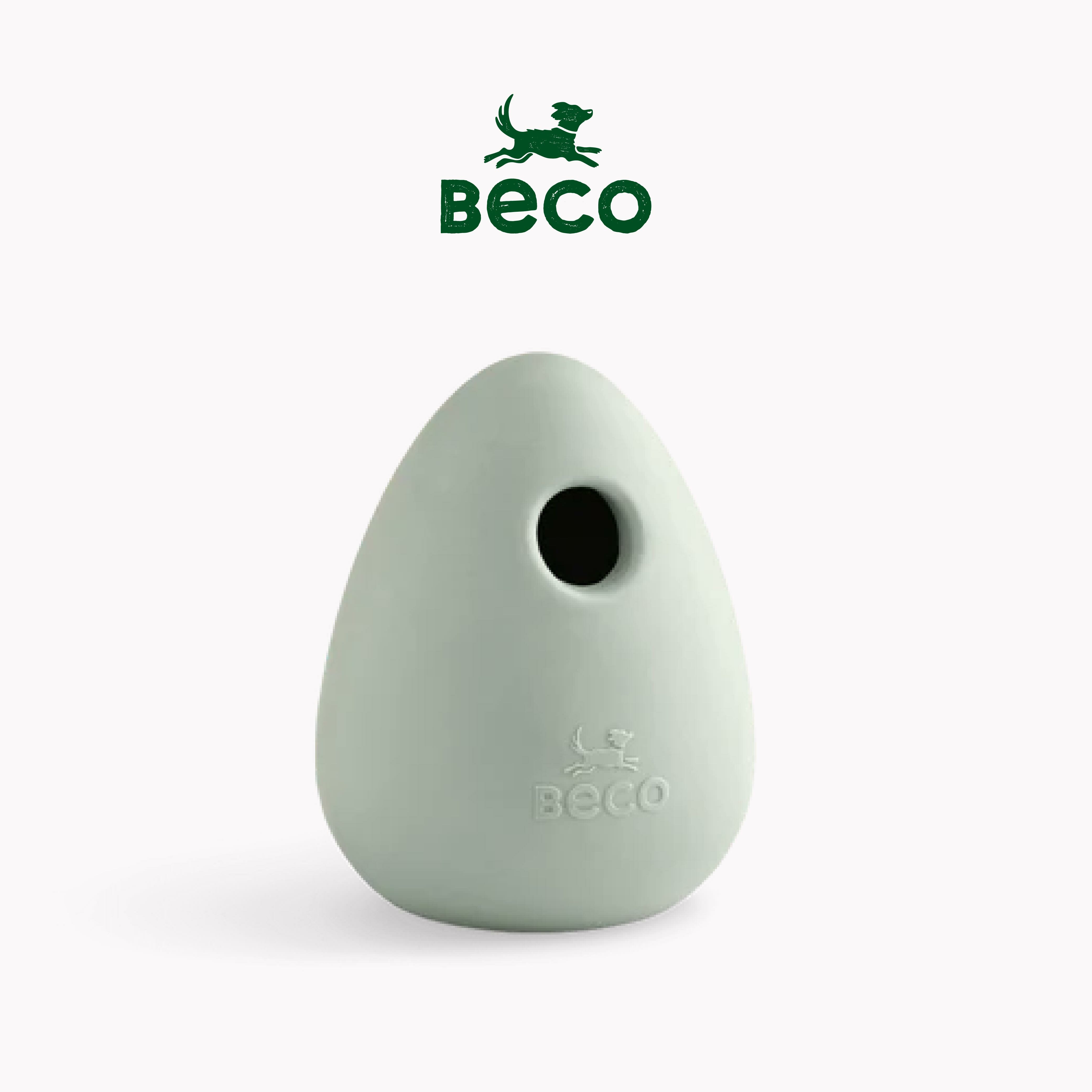 Beco - 天然橡膠​​製​​犬用玩具 - 漏食玩具蛋(兩色)