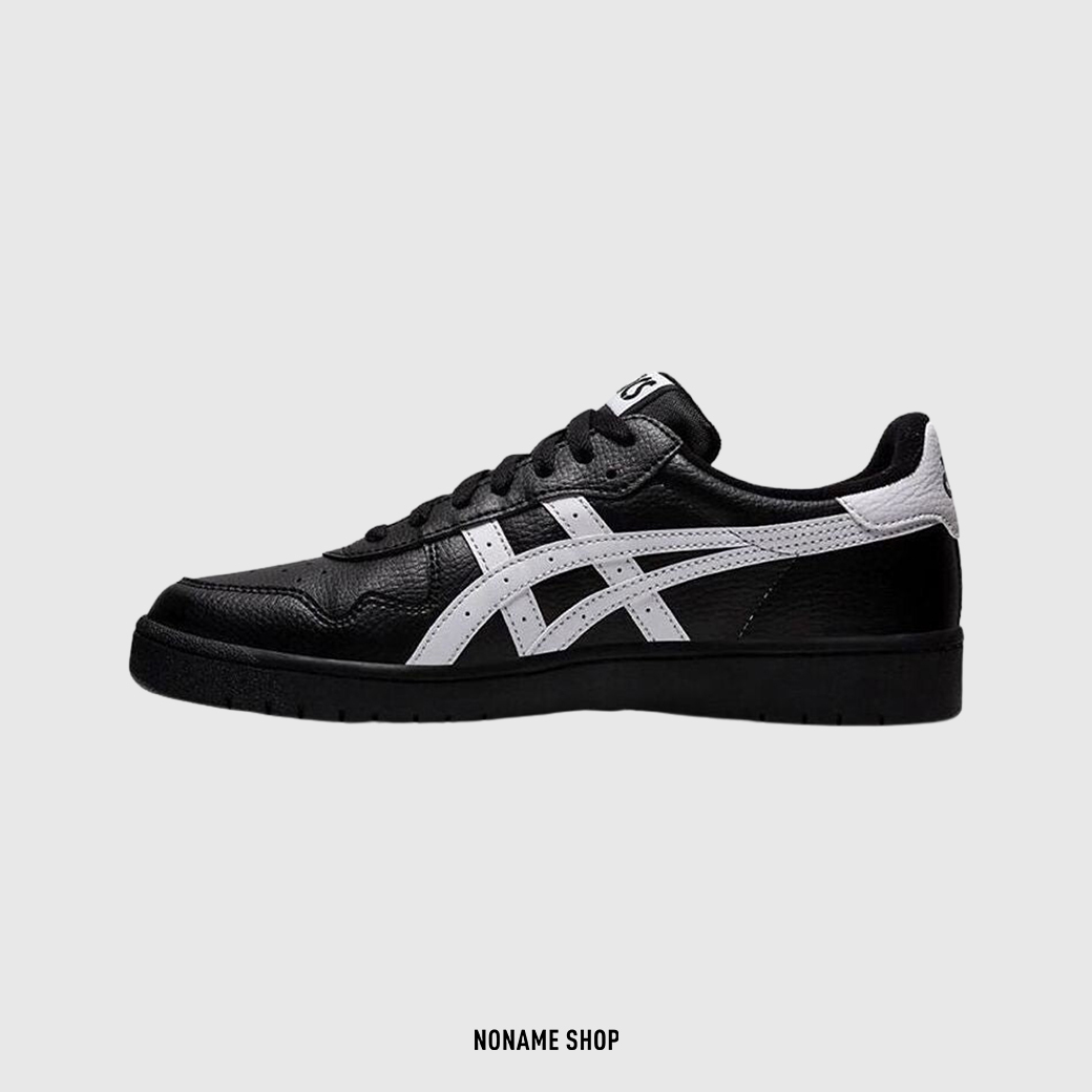 ASICS JAPAN S BLACK / WHITE 皮革 透氣 休閒鞋 黑白 (男/女同款)