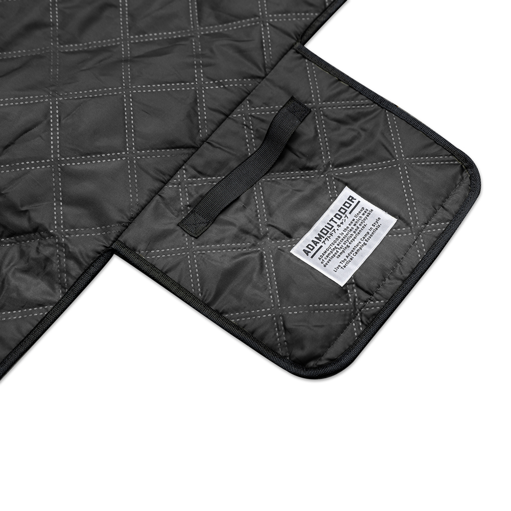 ADAMOUTDOOR｜防水經典隨身野餐墊 黑色