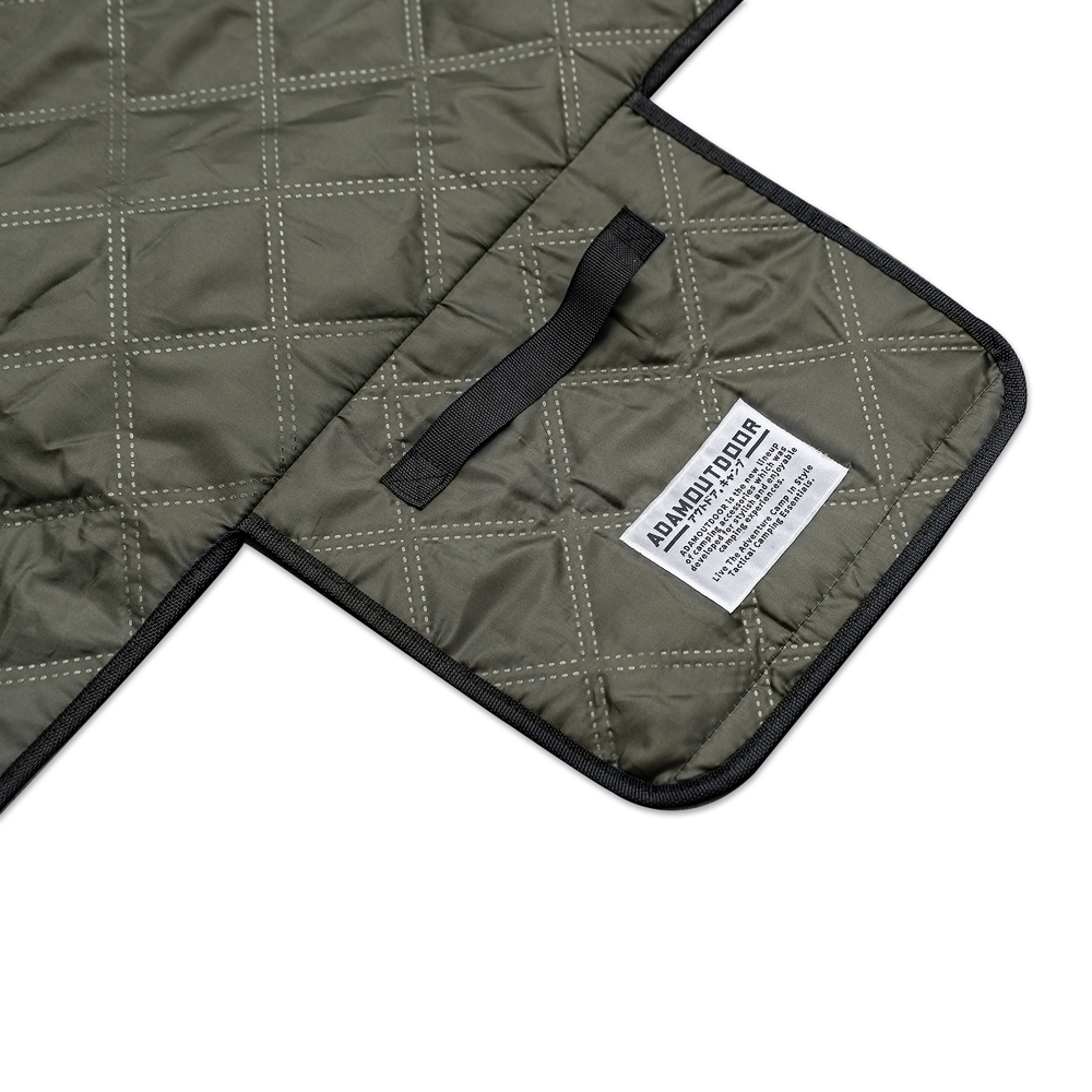 ADAMOUTDOOR｜防水經典隨身野餐墊 軍綠色