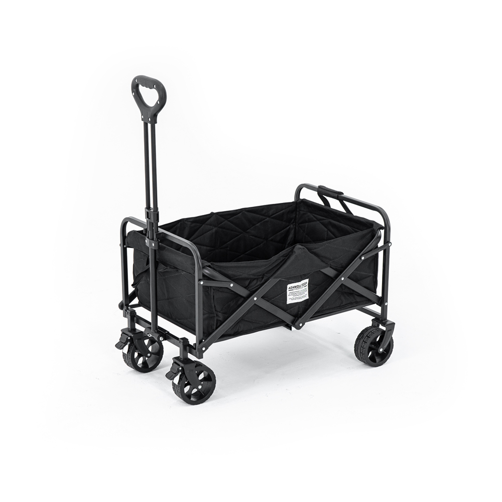 ADAMOUTDOOR｜MINI摺疊野餐車 黑色 (Momo 獨家銷售 無庫存)